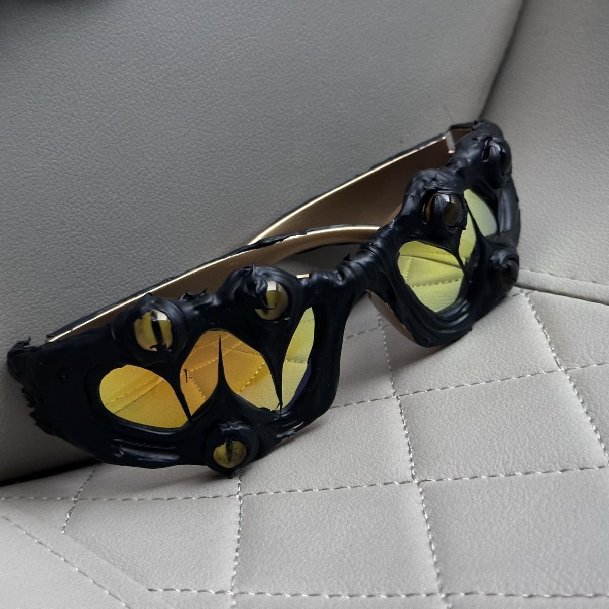 Electric Visual Vintage Street ins style custom avant-garde sunglasses Size ONE SIZE - 5 Thumbnail