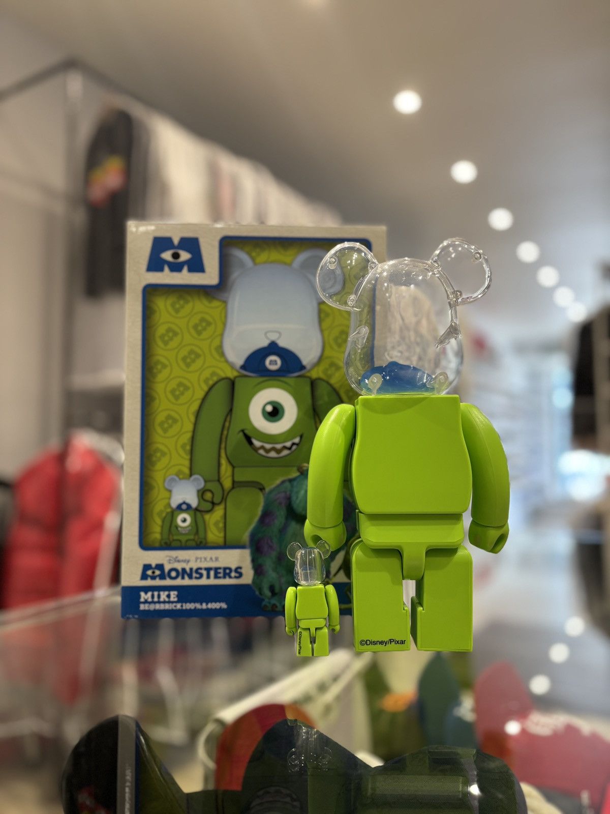 Other Bearbrick Disney Pixar Monster, Inc. Mike 100% & 400% Set Size ONE SIZE - 2 Thumbnail