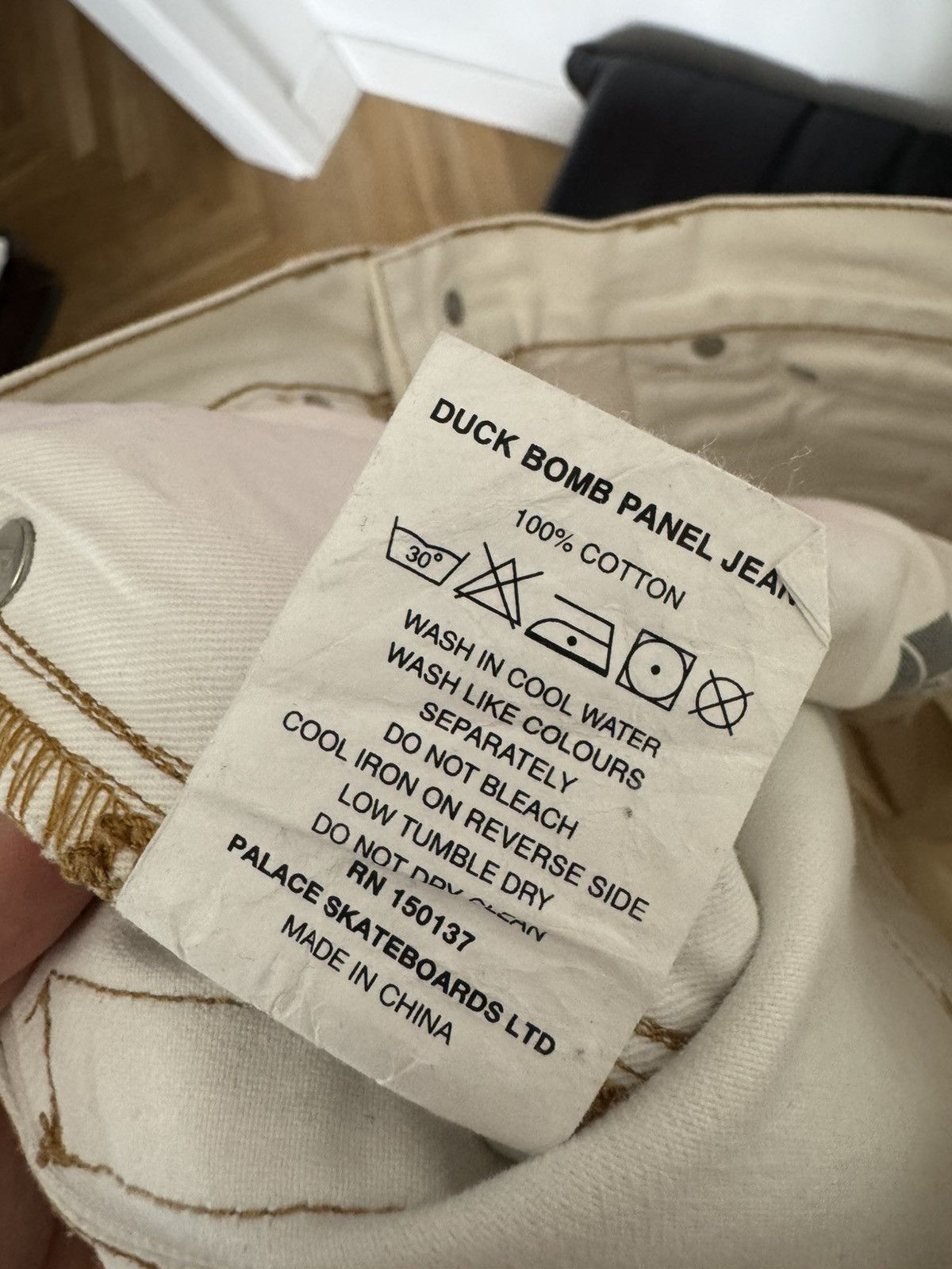 Palace SS22 Palace Duck Bomb Panel Jeans Skate Streetwear Rare Size US 30 / EU 46 - 7 Thumbnail