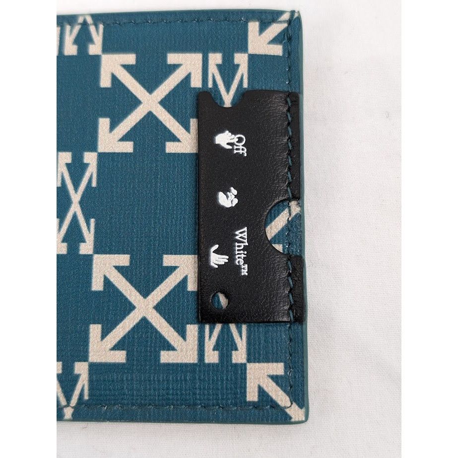 Off-White o1rshd1 Q:2 / Size:OS /Monogram Simple Card Case Green/Beige Size ONE SIZE - 3 Thumbnail
