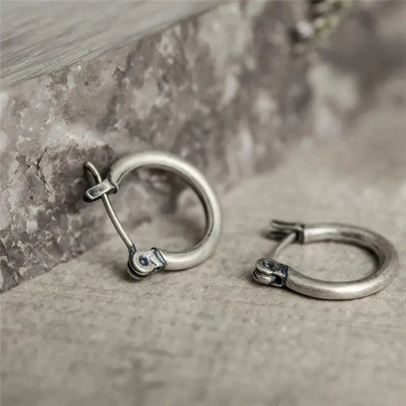 Jewelry Circle Hoop Earrings Ear Jewelry Gift Size ONE SIZE - 3 Thumbnail
