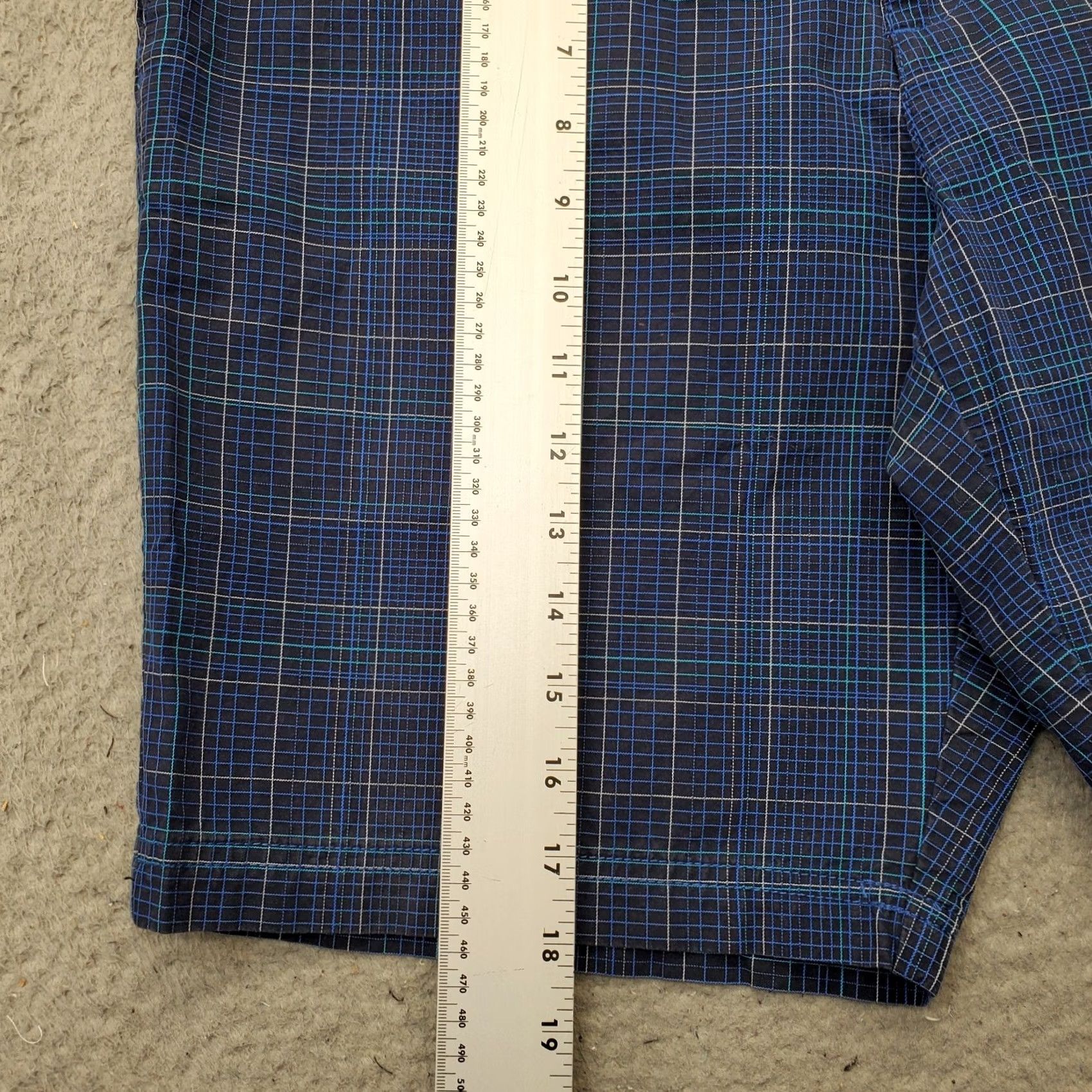 Calvin Klein Calvin Klein Mens Chino Shorts 34 Multi Plaid Flat Front Mid Rise Slash Pockets Size US 34 / EU 50 - 3 Thumbnail