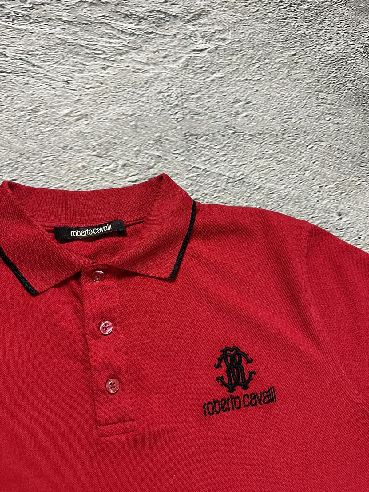 Roberto Cavalli Roberto Cavalli polo shirt red Size US L / EU 52-54 / 3 - 2 Thumbnail