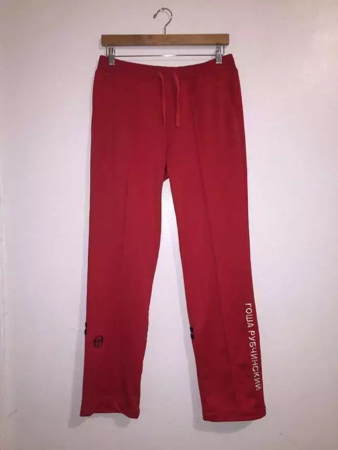 Gosha Rubchinskiy × Sergio Tacchini Gosha Rubchinskiy x Sergio Tacchini Track pants Red Size US 30 / EU 46 - 4 Thumbnail