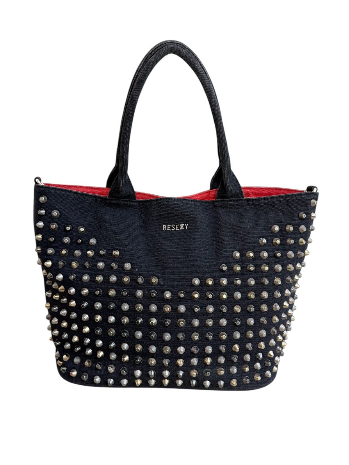 Seditionaries JAPAN BRAND RESEXY SHOULDER BAG STUDDED CANVAS BAG RARE Size ONE SIZE - 1 Thumbnail