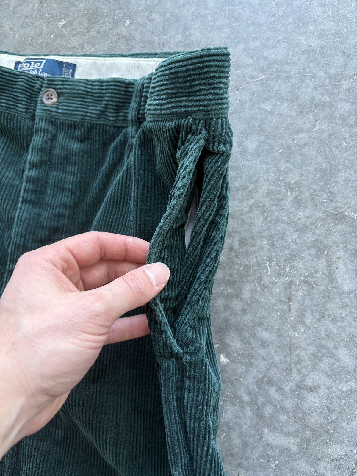 Polo Ralph Lauren Vintage Y2K Polo Ralph Lauren Baggy Corduroy Pants 34x34 Size US 34 / EU 50 - 2 Thumbnail