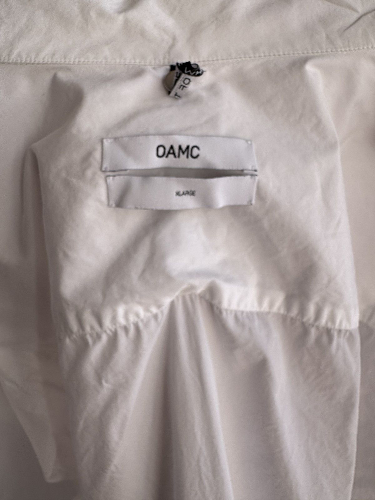 OAMC White Button up with Buckle detail Size US L / EU 52-54 / 3 - 7 Thumbnail