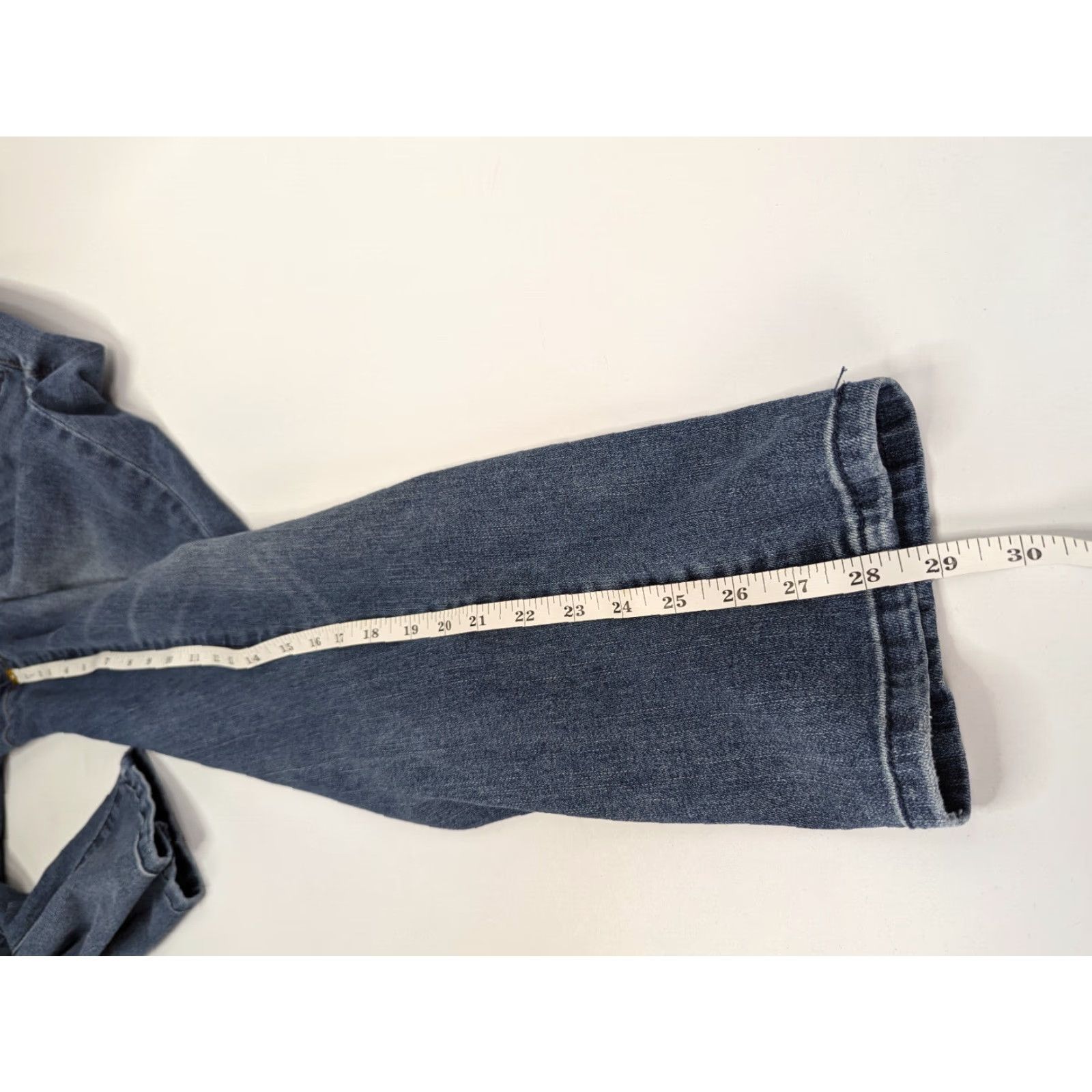 Vintage Democracy Slimming Jeans Skinny High Rise 20W Blue Denim Jeans Women Distressed Size 42" / US 20 - 7 Thumbnail