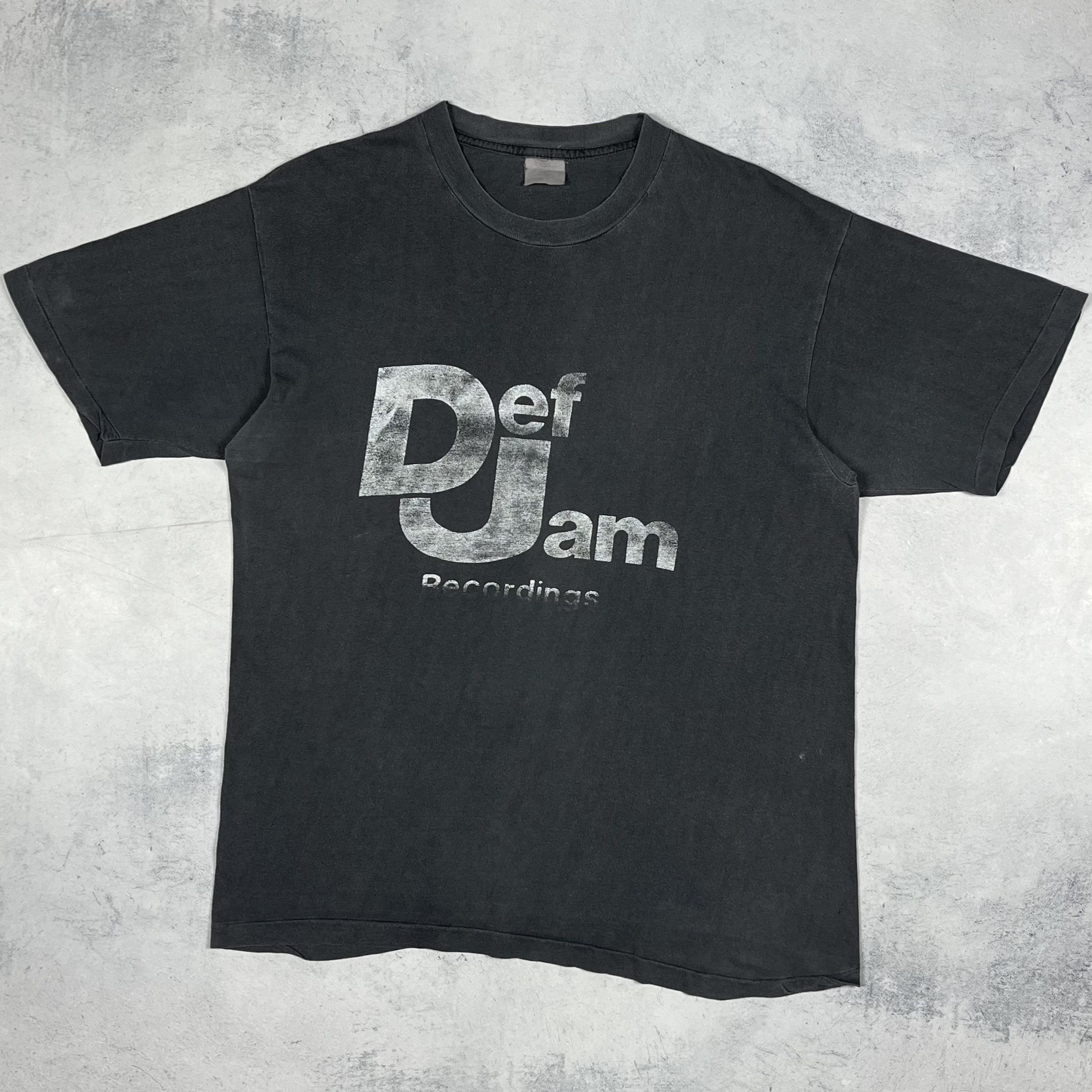 Rap Tees Vintage Def Jam Recordings Rare Rap Faded T Shirt 90’s Size US M / EU 48-50 / 2 - 2 Thumbnail