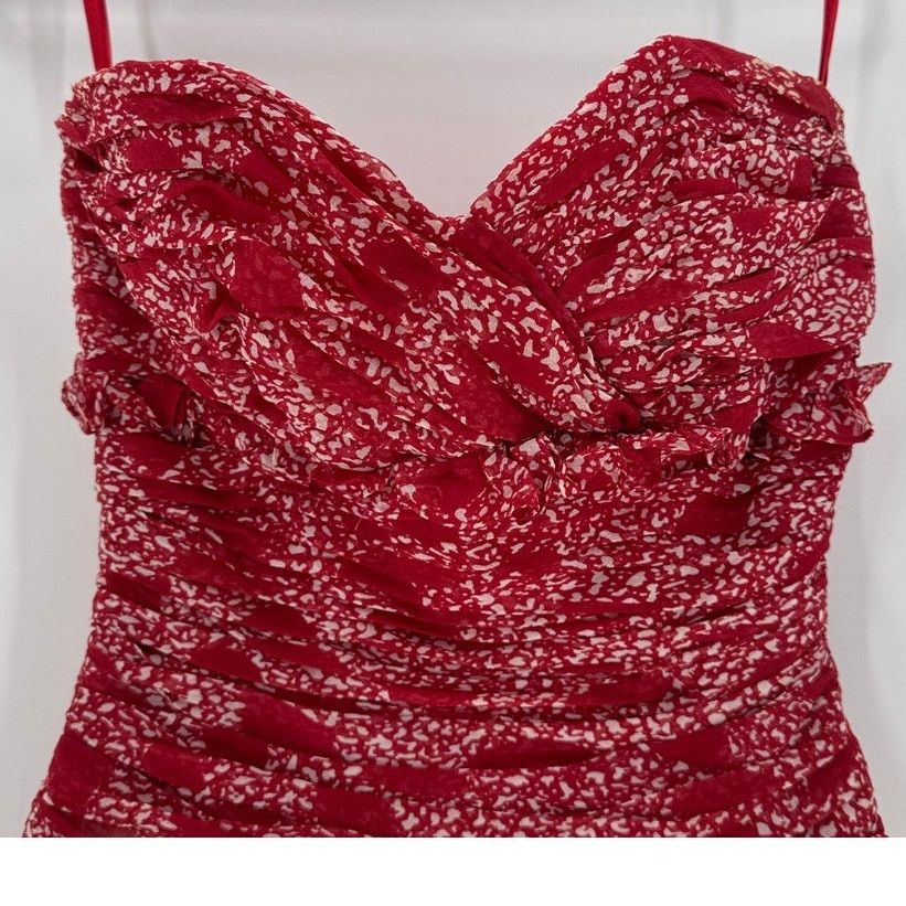 Other Vintage Victor Costs silk dress size S/XS strapless bodice Size XS / US 0-2 / IT 36-38 - 3 Thumbnail