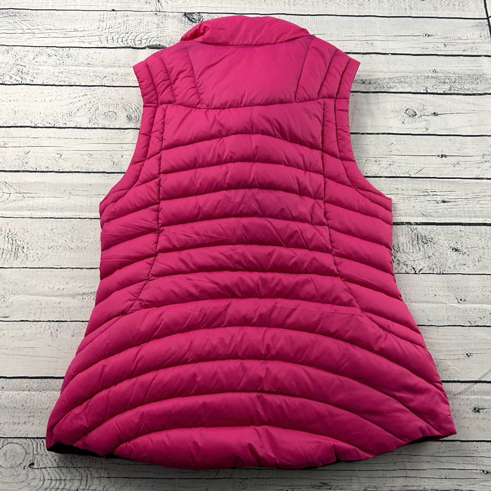 Vintage Halifax Traders Vest Women M Pink Puffer Full Zip Down Fill Vest Women's Medium Pink Puffer Size M / US 6-8 / IT 42-44 - 5 Thumbnail