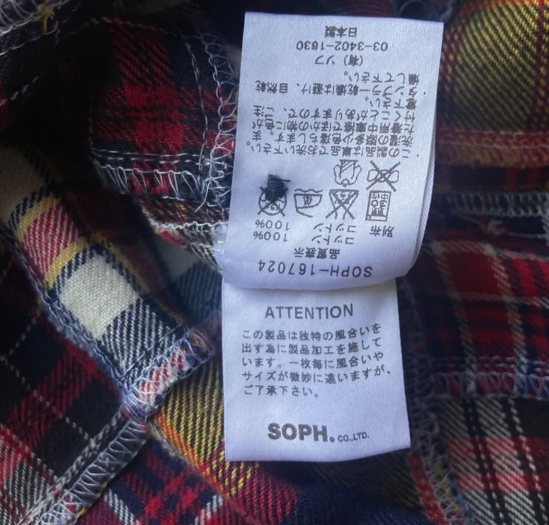 Sophnet. Japanese brand - Sophnet patchwork flannel shirt hood Size US L / EU 52-54 / 3 - 7 Thumbnail