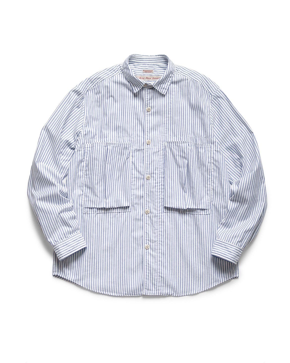 Kapital Kapital OX Stripe Anorak shirts size 2 Size US M / EU 48-50 / 2 - 1 Thumbnail