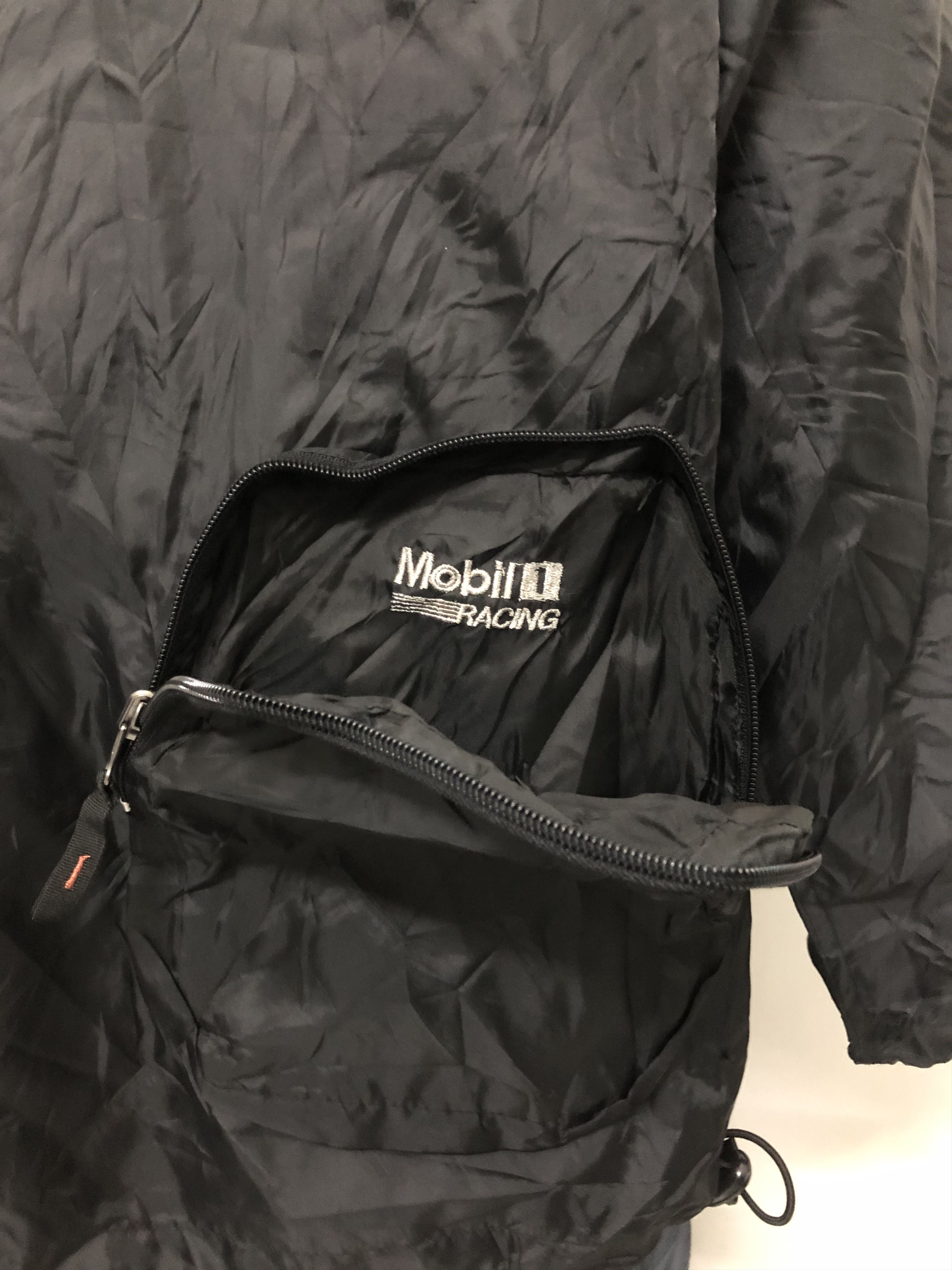 Formula 1 × Vintage Vintage Mobil 1 Racing Windbreaker Hoodie Size US L / EU 52-54 / 3 - 6 Thumbnail