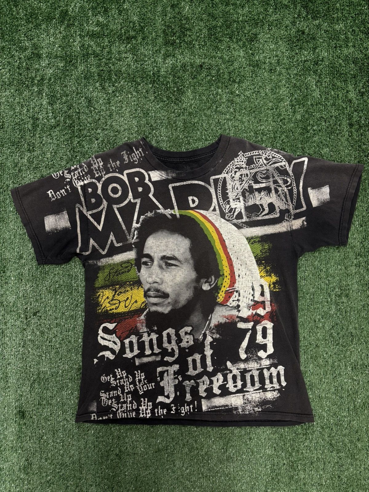 Zion Rootswear Vintage Bob Marley Songs of Freedom Zion Rootswear Tee Black Size US L / EU 52-54 / 3 - 1 Thumbnail