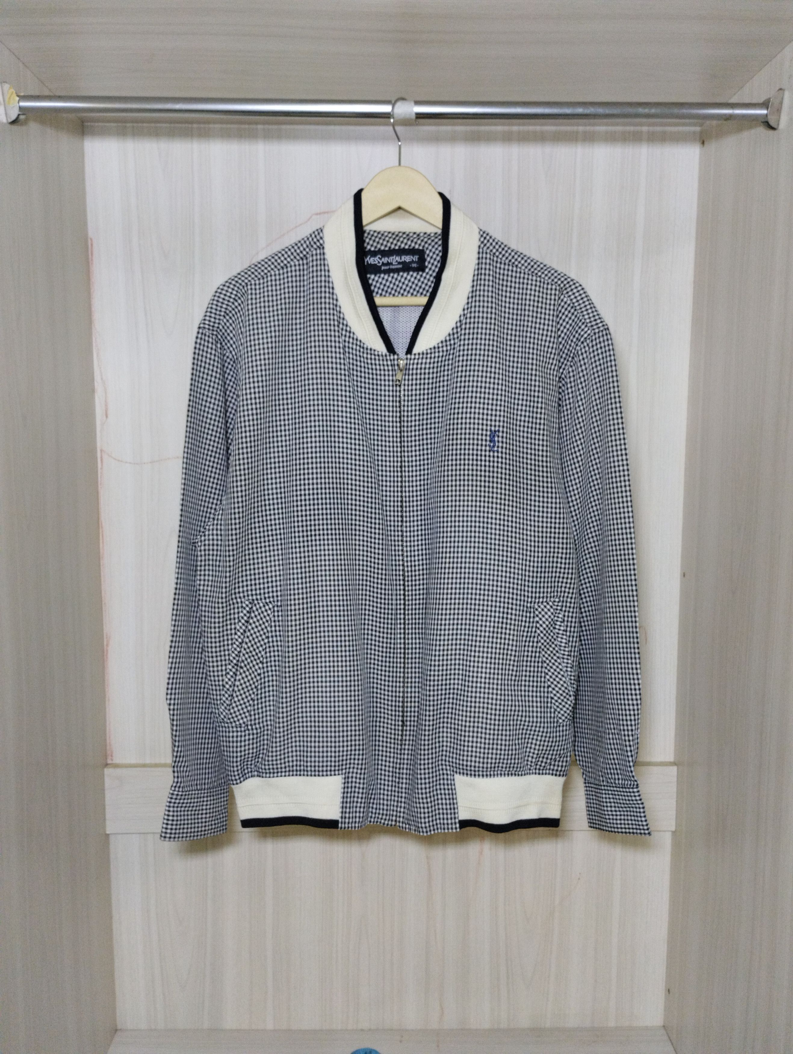 Saint Laurent Plaid Jacket | Grailed