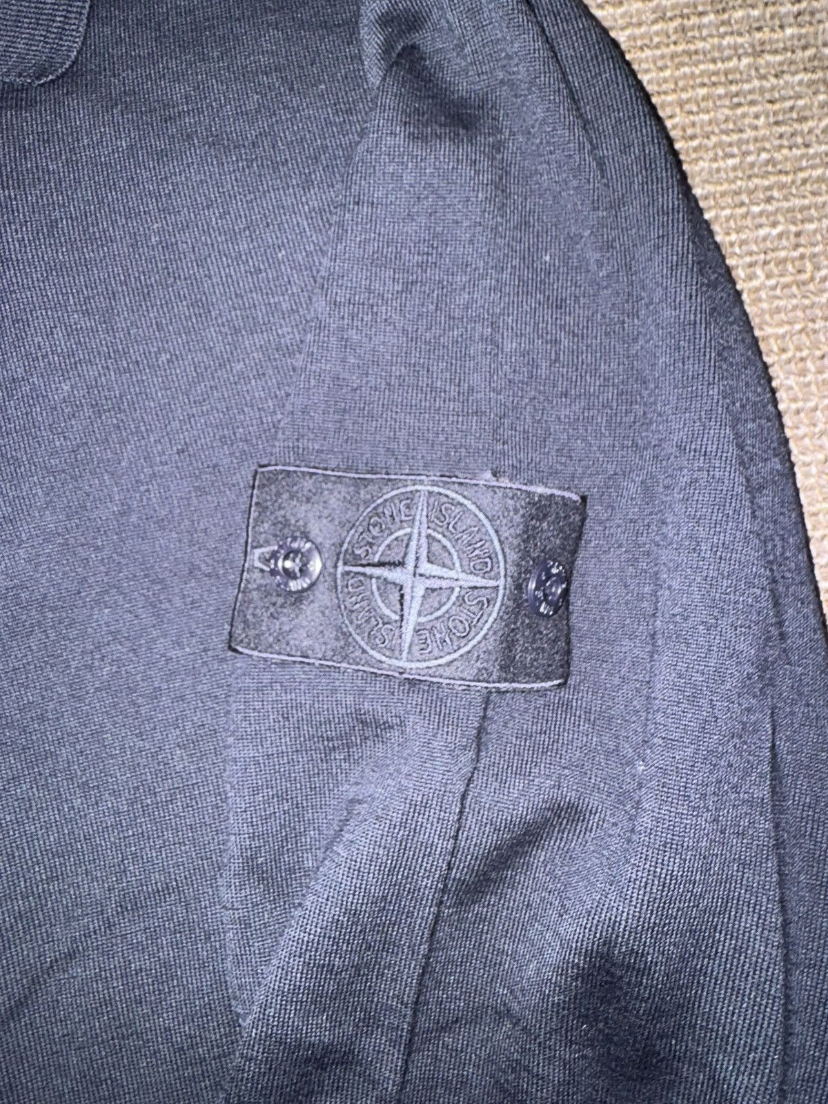 Stone Island Stone Island Ghost Wool Navy Blue Polo Shirt Sz L MSRP $525 Size US L / EU 52-54 / 3 - 8 Thumbnail