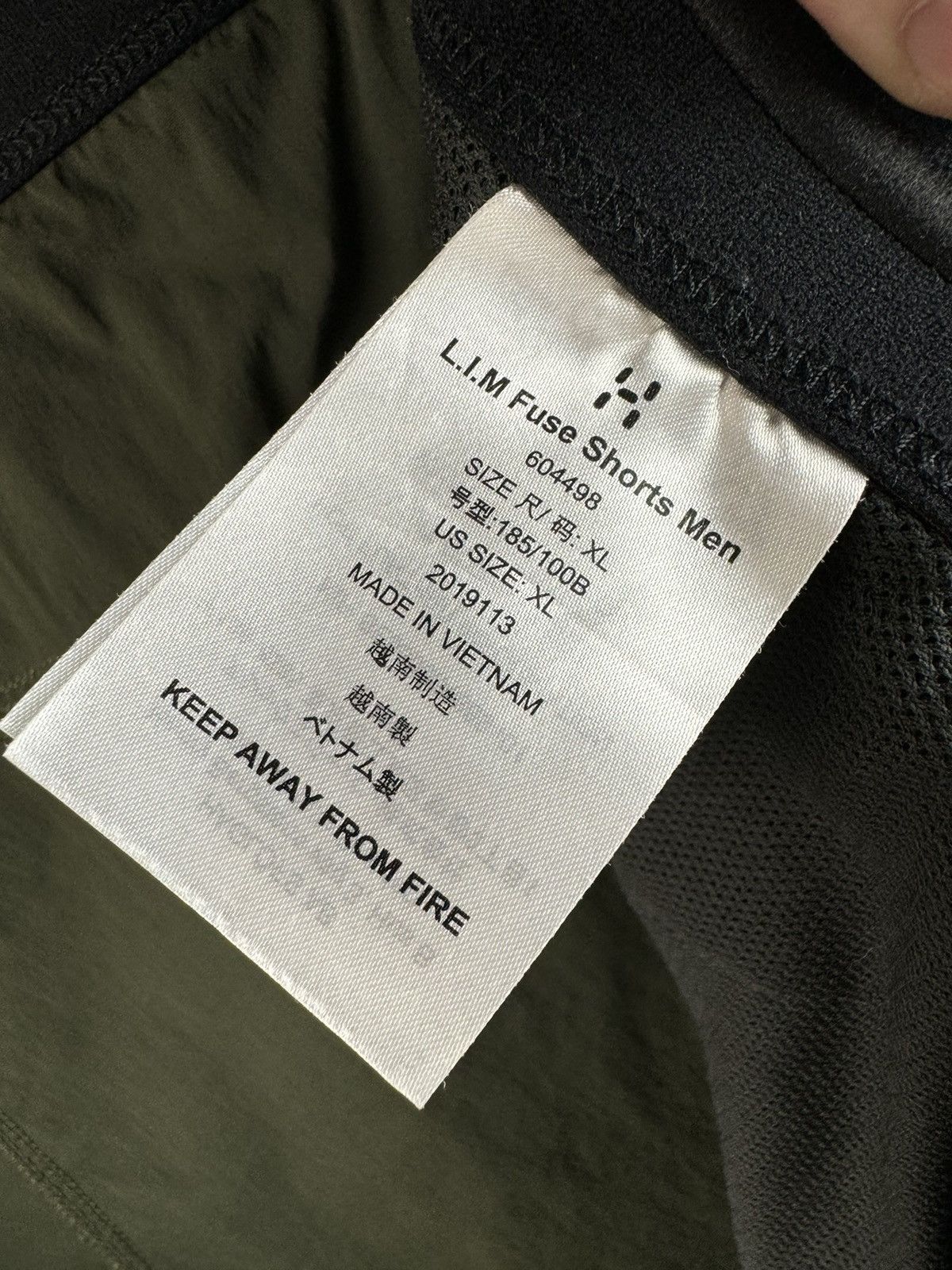 Haglofs BERMUDA SHORTS - HAGLOFS - LIM FUSE SHORTS MEN SIZE XL Size US 36 / EU 52 - 6 Thumbnail