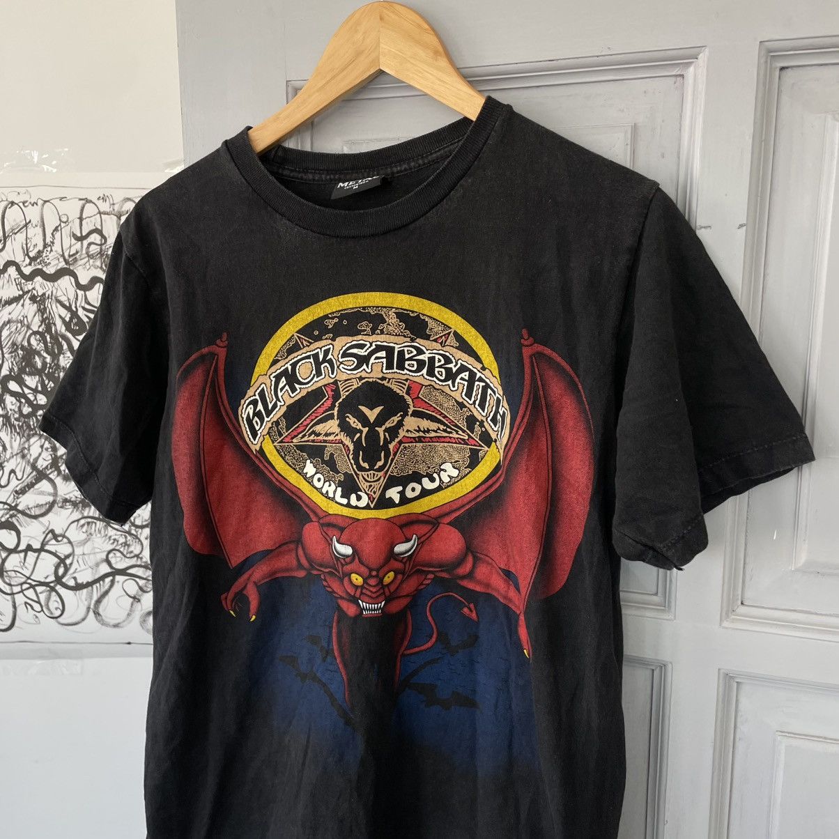 Black Sabbath × Vintage Vintage 90’s Black Sabbath Band Shirt Medium Size US M / EU 48-50 / 2 - 4 Thumbnail