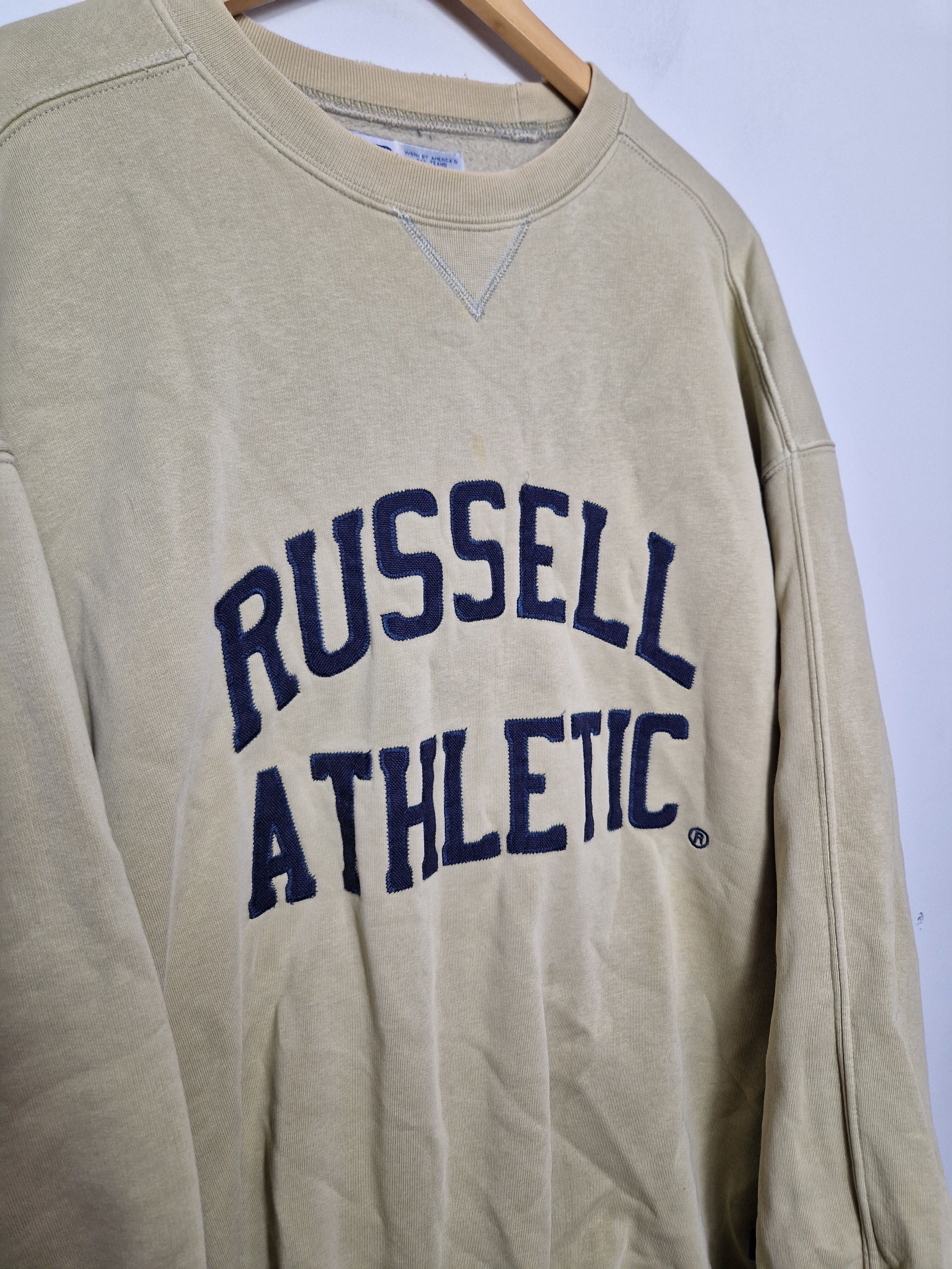 Russell Athletic Russell Athletic vintage big logo distressed sweatshirt Size US XXL / EU 58 / 5 - 3 Thumbnail