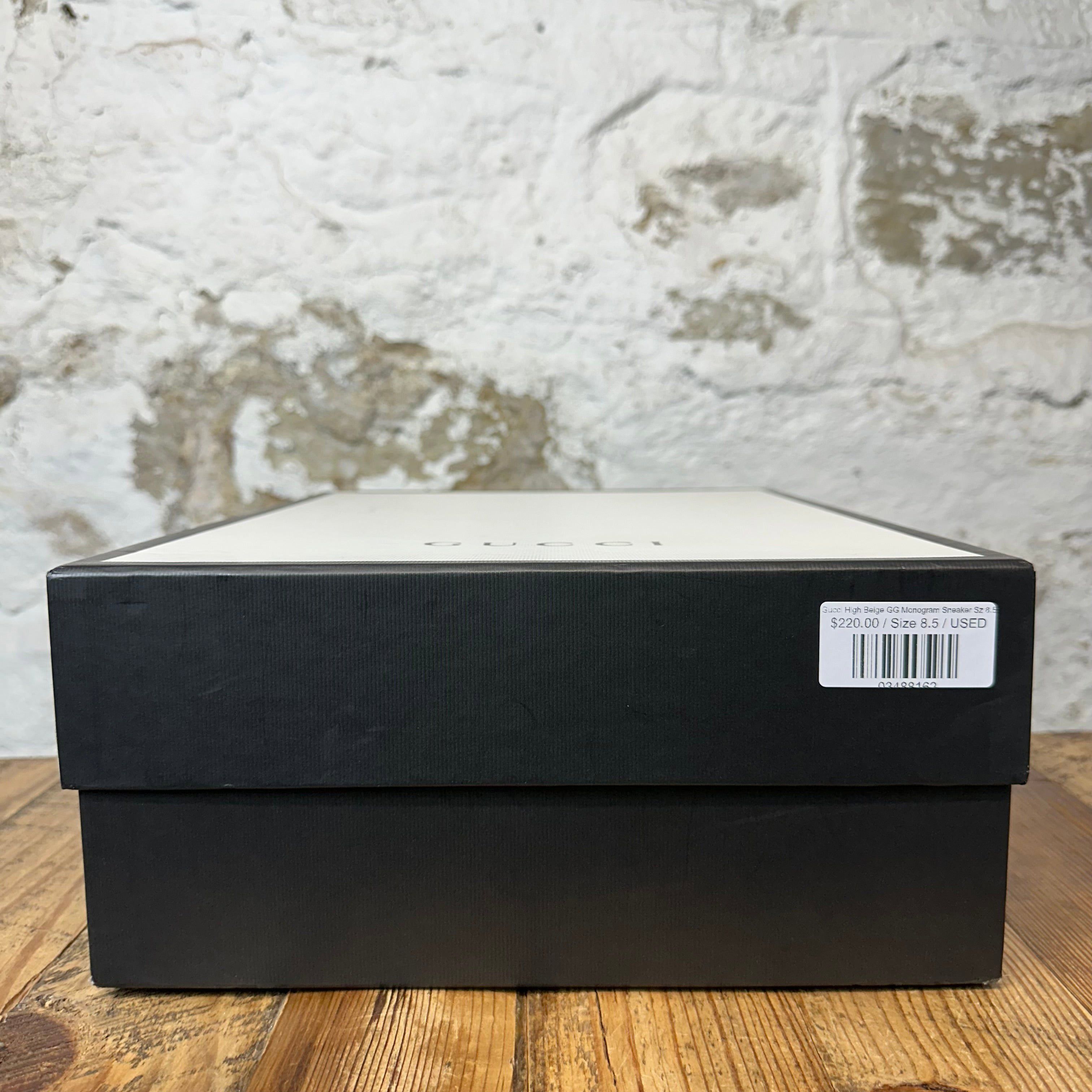 Gucci Gucci High Beige GG Monogram Sneaker Sz 8.5 Size US 8.5 / EU 41-42 - 8 Thumbnail