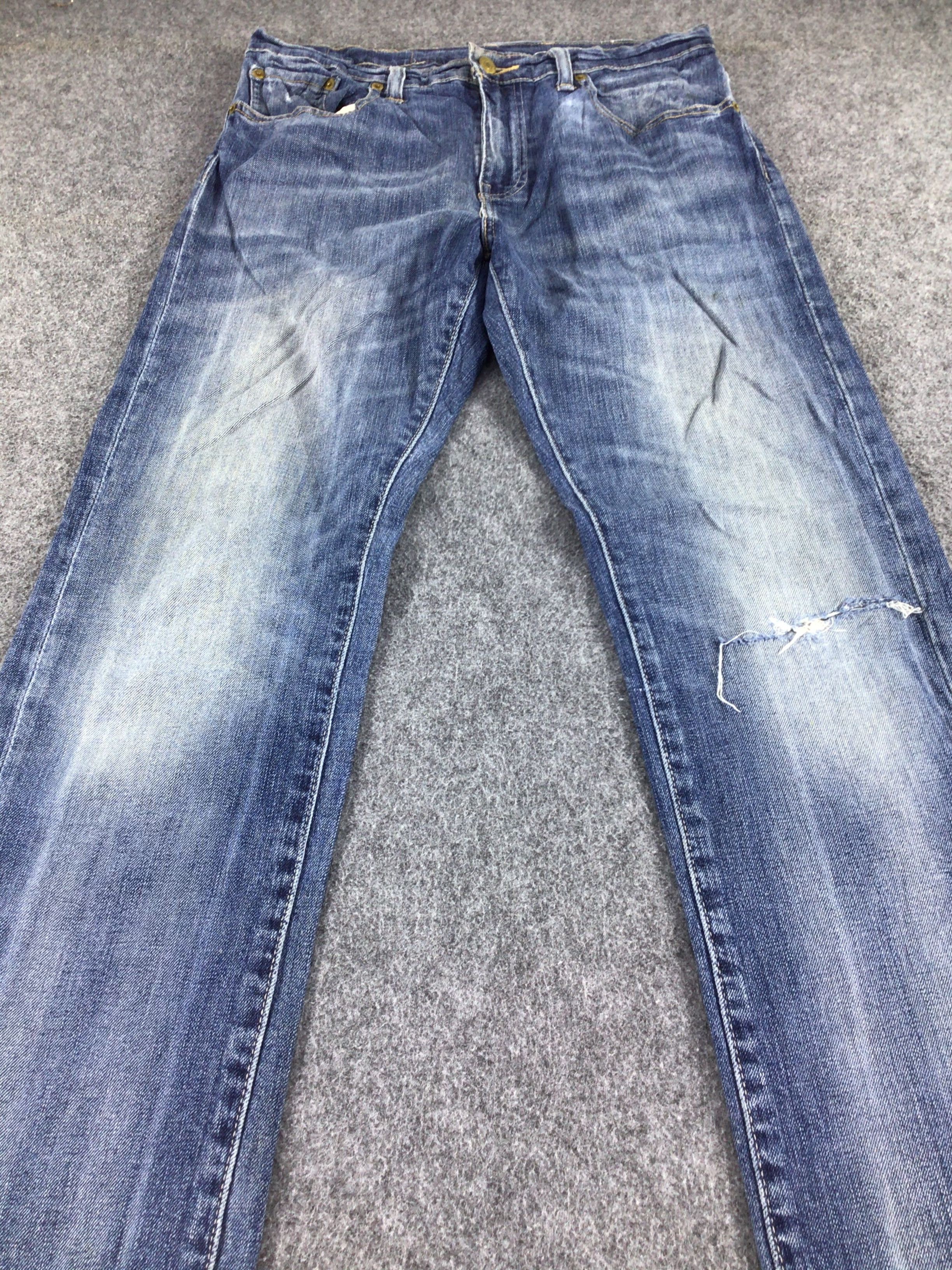 Levi's Vintage Levis 513 Jeans Faded Blue -J489 Size US 31 - 3 Thumbnail