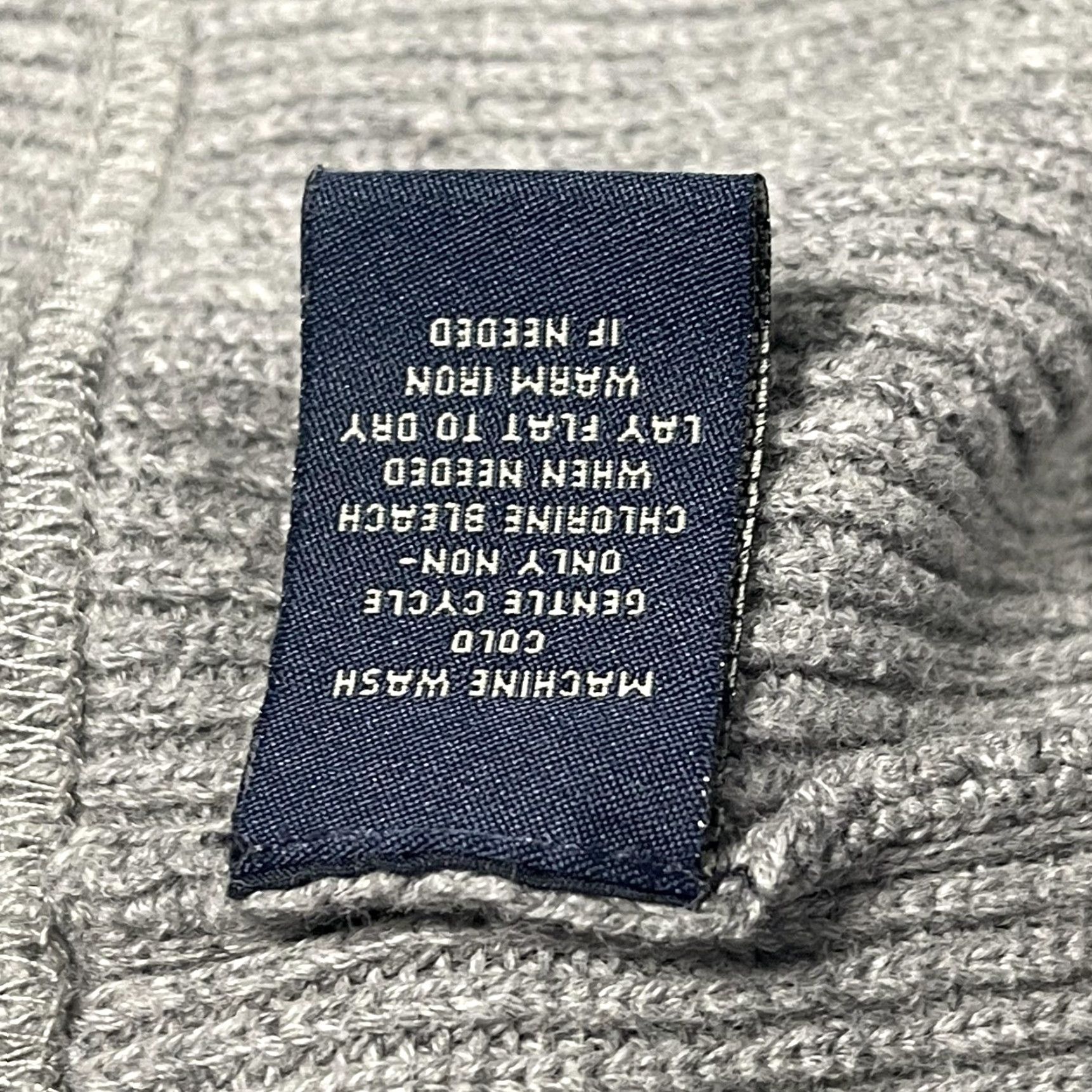 Ralph Lauren VTG Polo Jeans Co Ralph Lauren Sweater Mens XL Gray Quarter Zip Cotton Ribbed Size US XL / EU 56 / 4 - 5 Thumbnail