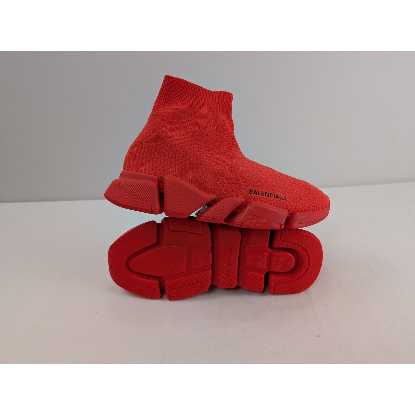 Balenciaga o1rshd1 Speed 2.0 LT New Recycled Knit/Sole in Intense Red Size US 9 / EU 42 - 16 Thumbnail