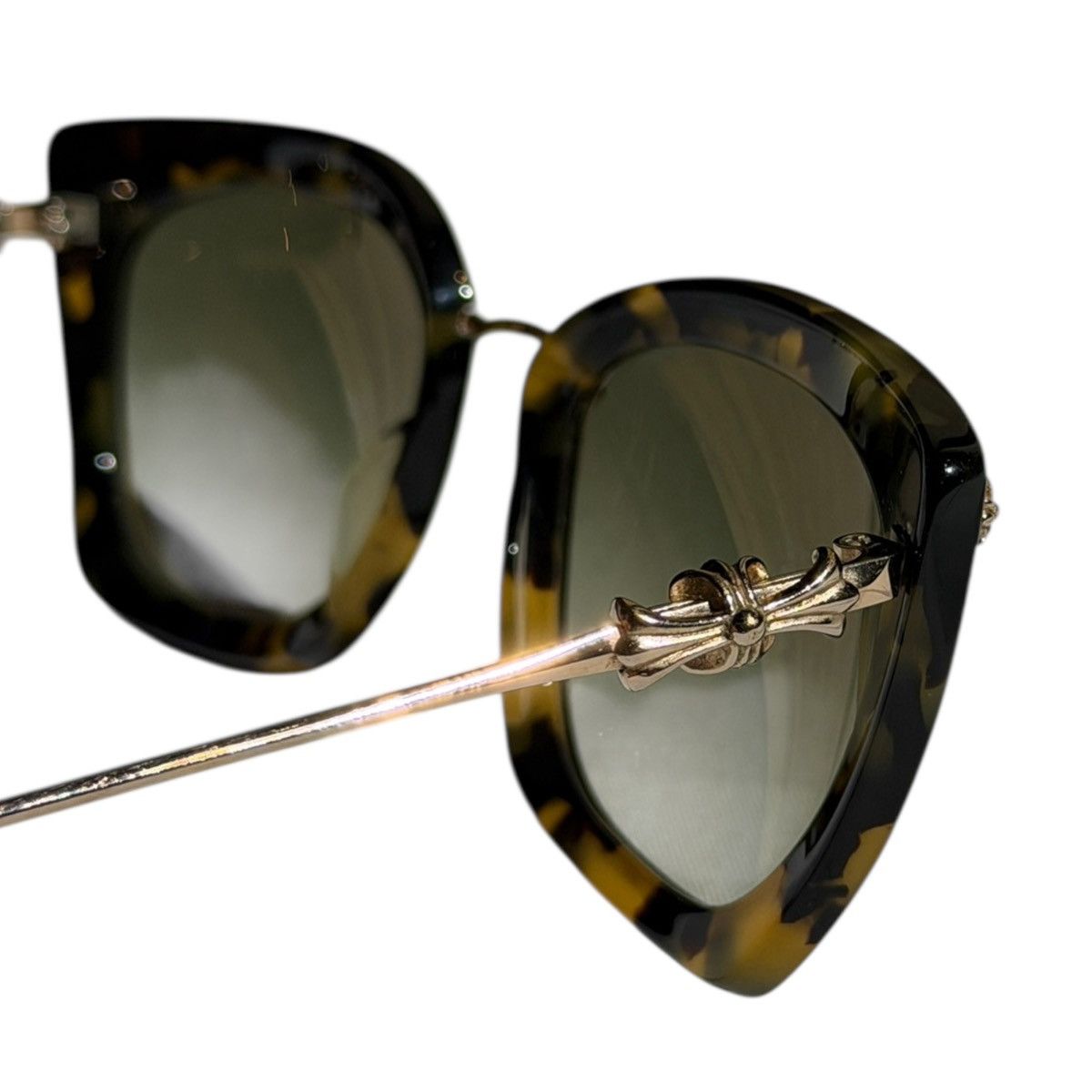 Chrome Hearts Betty Lou gold vintage sunglasses Size ONE SIZE - 5 Thumbnail