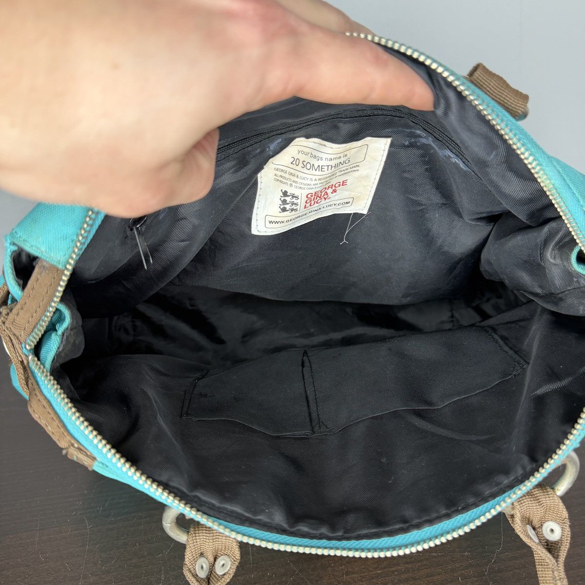 George Gina & Lucy George Gina Lucy GGL Shoulder Vintage Bag Blue 20 Something Size ONE SIZE - 11 Thumbnail