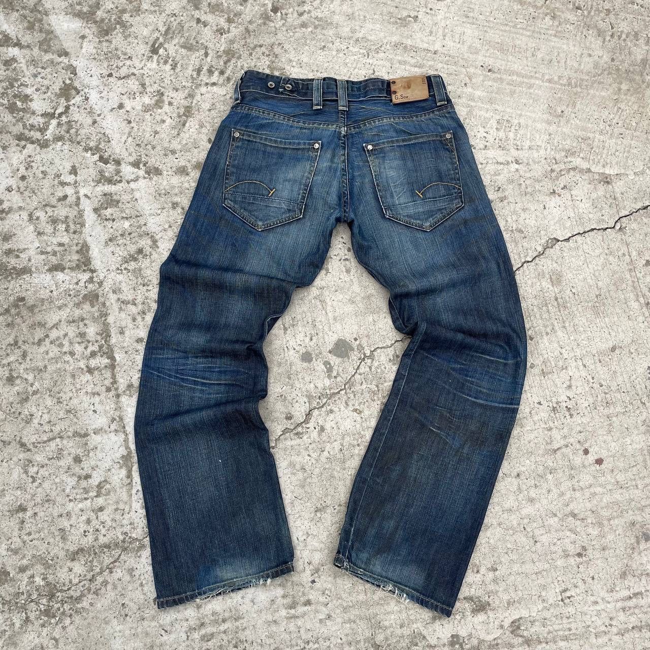 G-Star Vintage G-Star Raw 3301 Jeans Size W34xL32 Y2K 00s Size US 34 / EU 50 - 15 Thumbnail