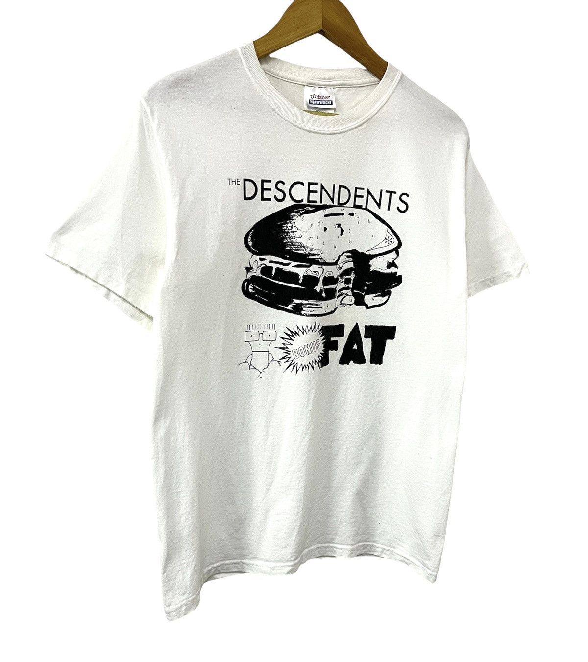 VINTAGE 00s THE DESCENDENTS BONUS FAT PUNK ROCK BAND TSHIRT
