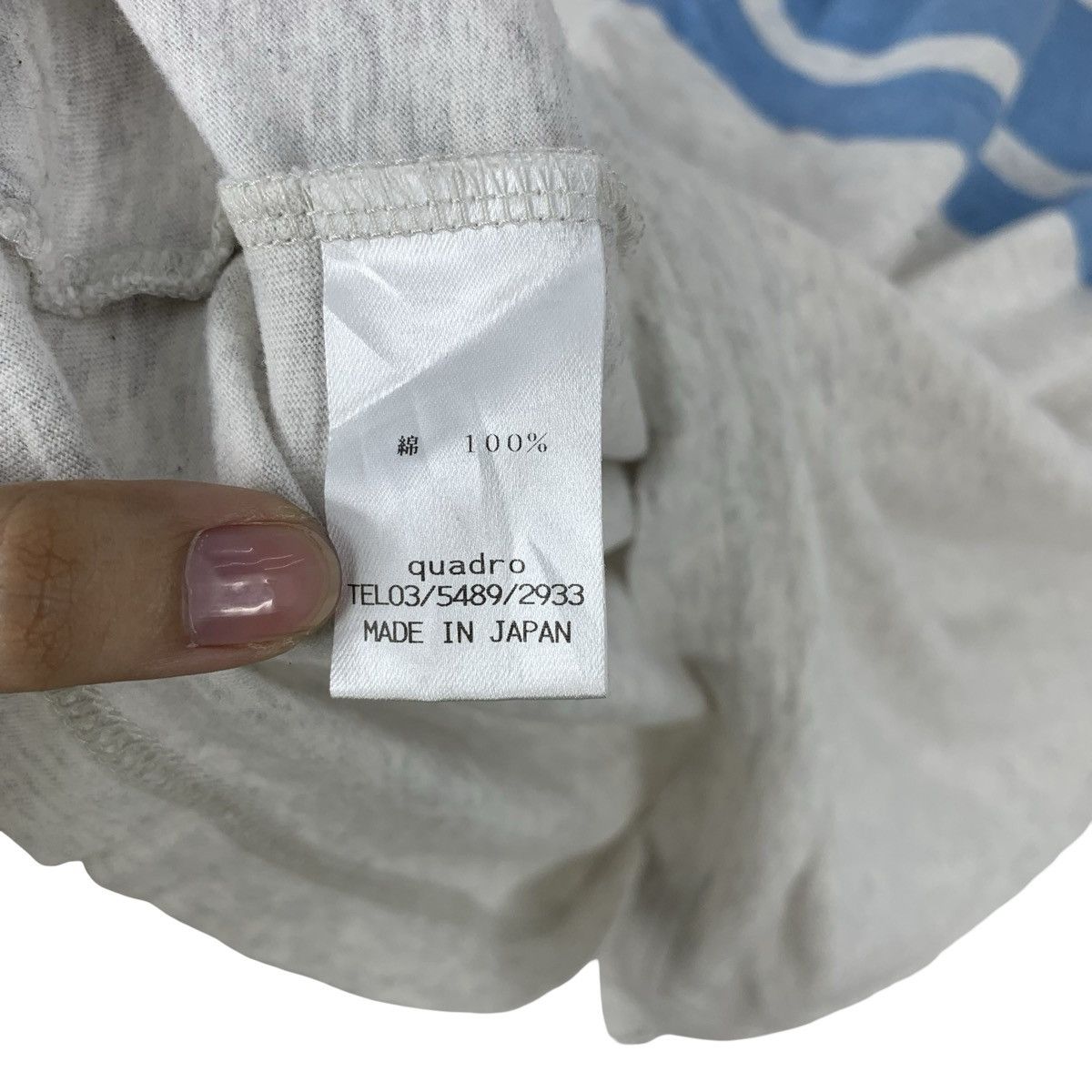 Japanese Brand QUADRO Colour Block Stripe Tee Shirt Top Japanese Fashion Size US S / EU 44-46 / 1 - 8 Thumbnail