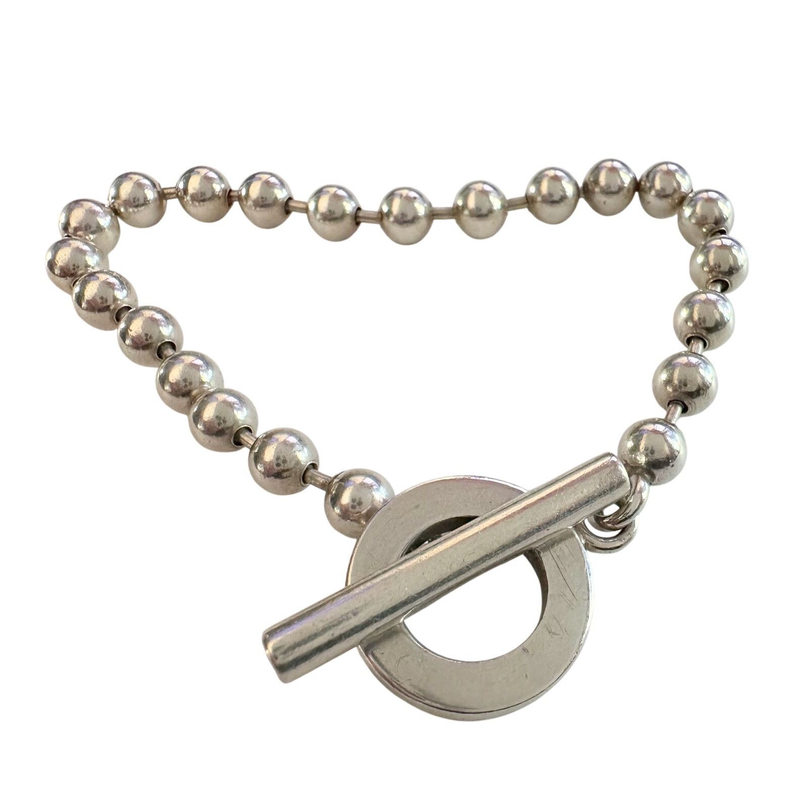 Gucci Gucci Sterling Silver Ball Chain Bracelet Size ONE SIZE - 1 Thumbnail