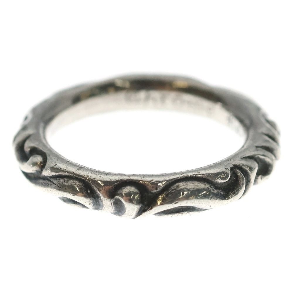 Chrome Hearts CHROME HEARTS SCRL BAND Silver Ring BCA351 Size ONE SIZE - 4 Thumbnail