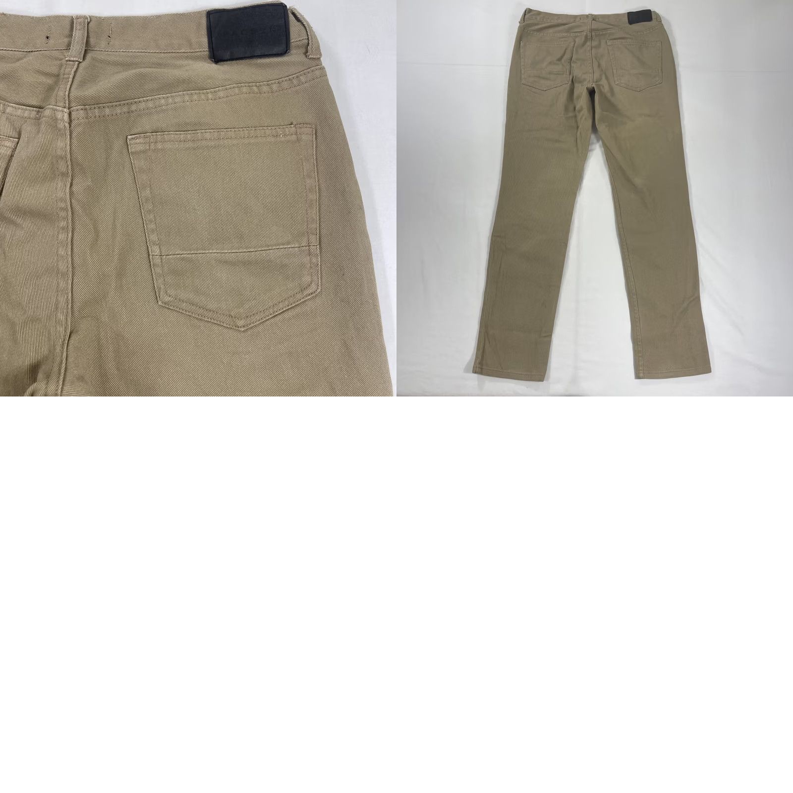 Pacsun Pacsun Slim Khaki Pants Mens 31x32 Comfort Stretch Straight 5-Pocket Beig e Conservative, Flat Front, Regular Size, Cotton-Polyester, 31x32, Pants Size US 31 - 10 Thumbnail