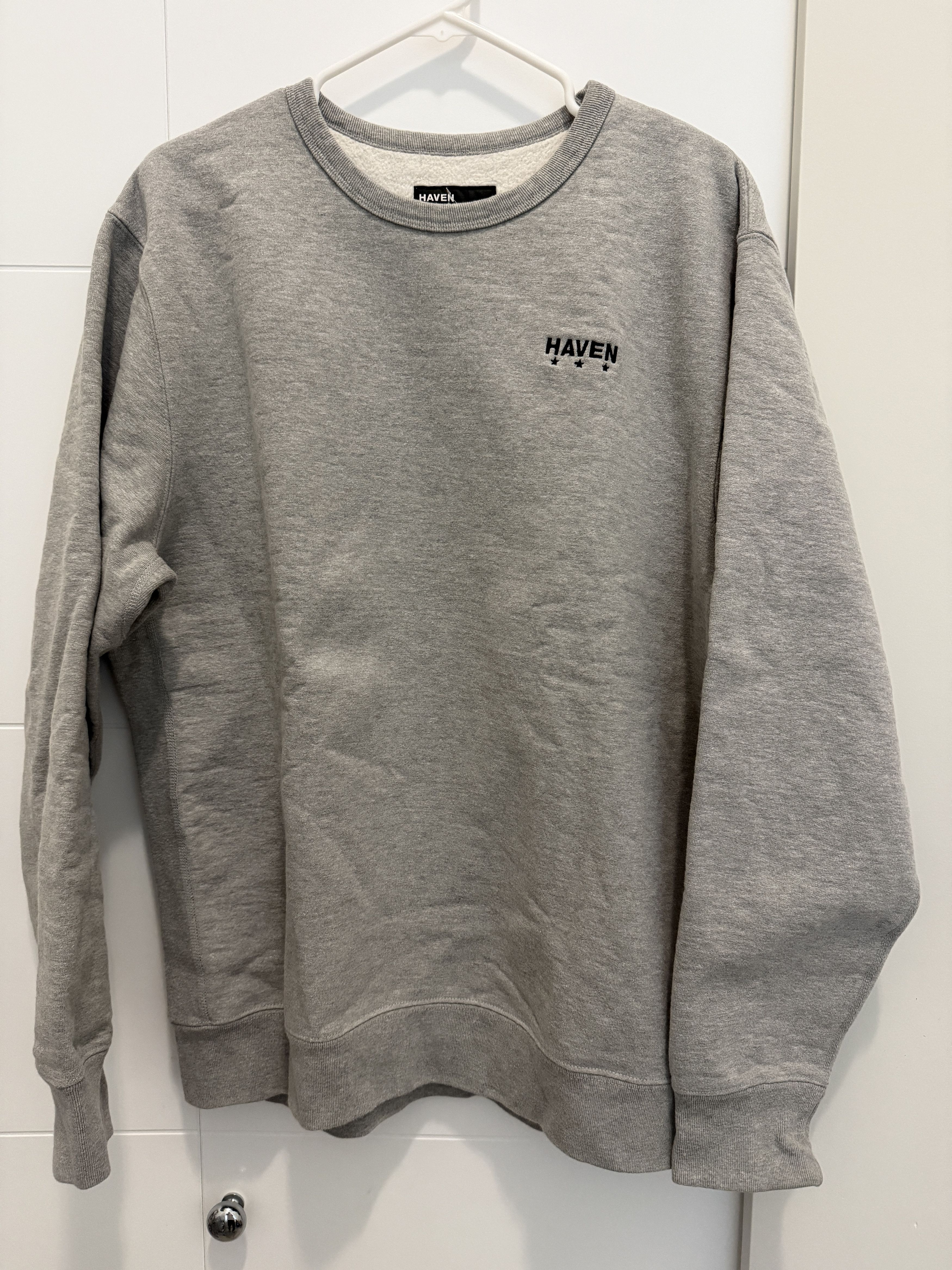 Haven HAVEN Logo Crewneck Heather Grey Size 4 (XL) Size US XL / EU 56 / 4 - 1 Thumbnail