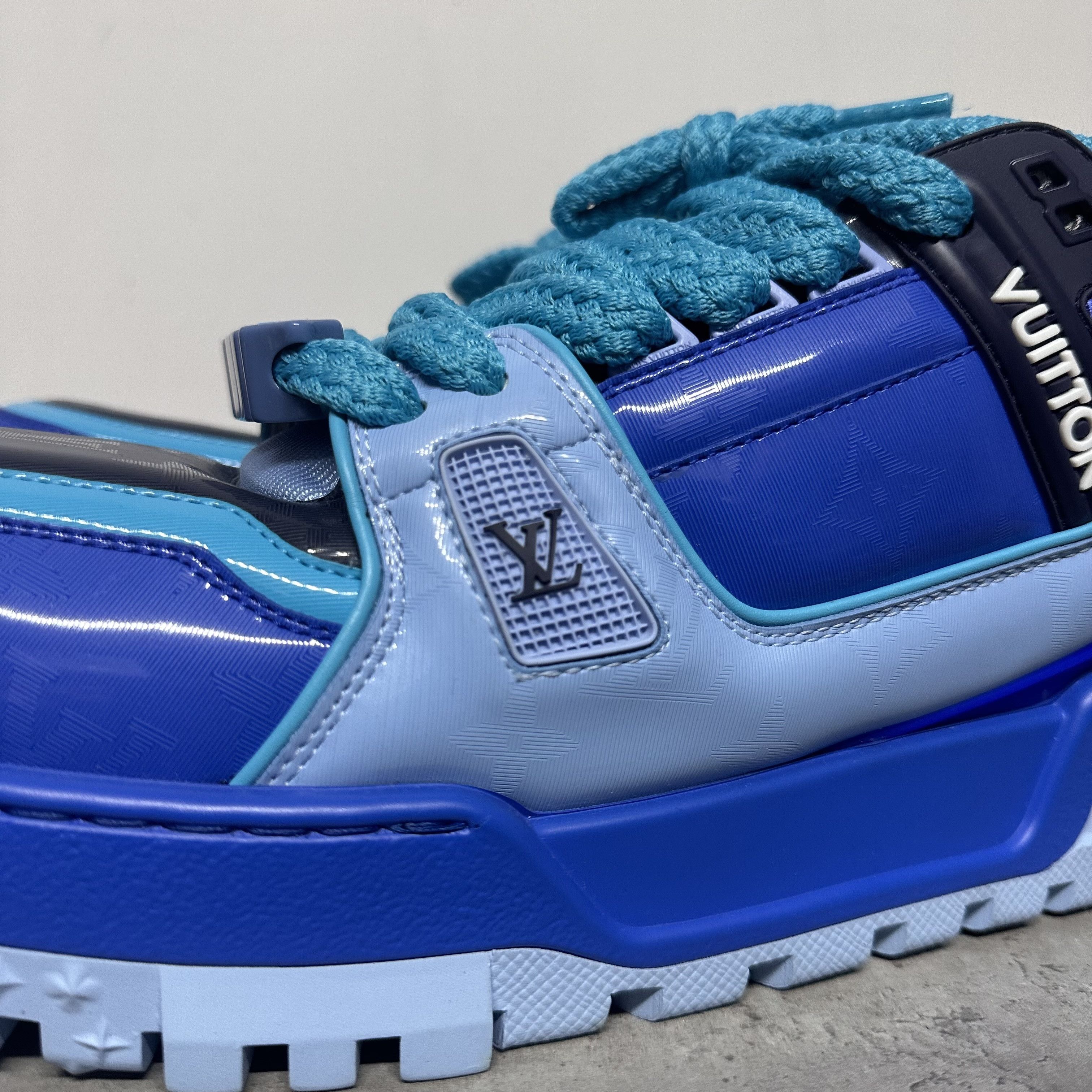 Louis Vuitton Maxi Skate US10.5 LV Trainer Mens Blue trainer