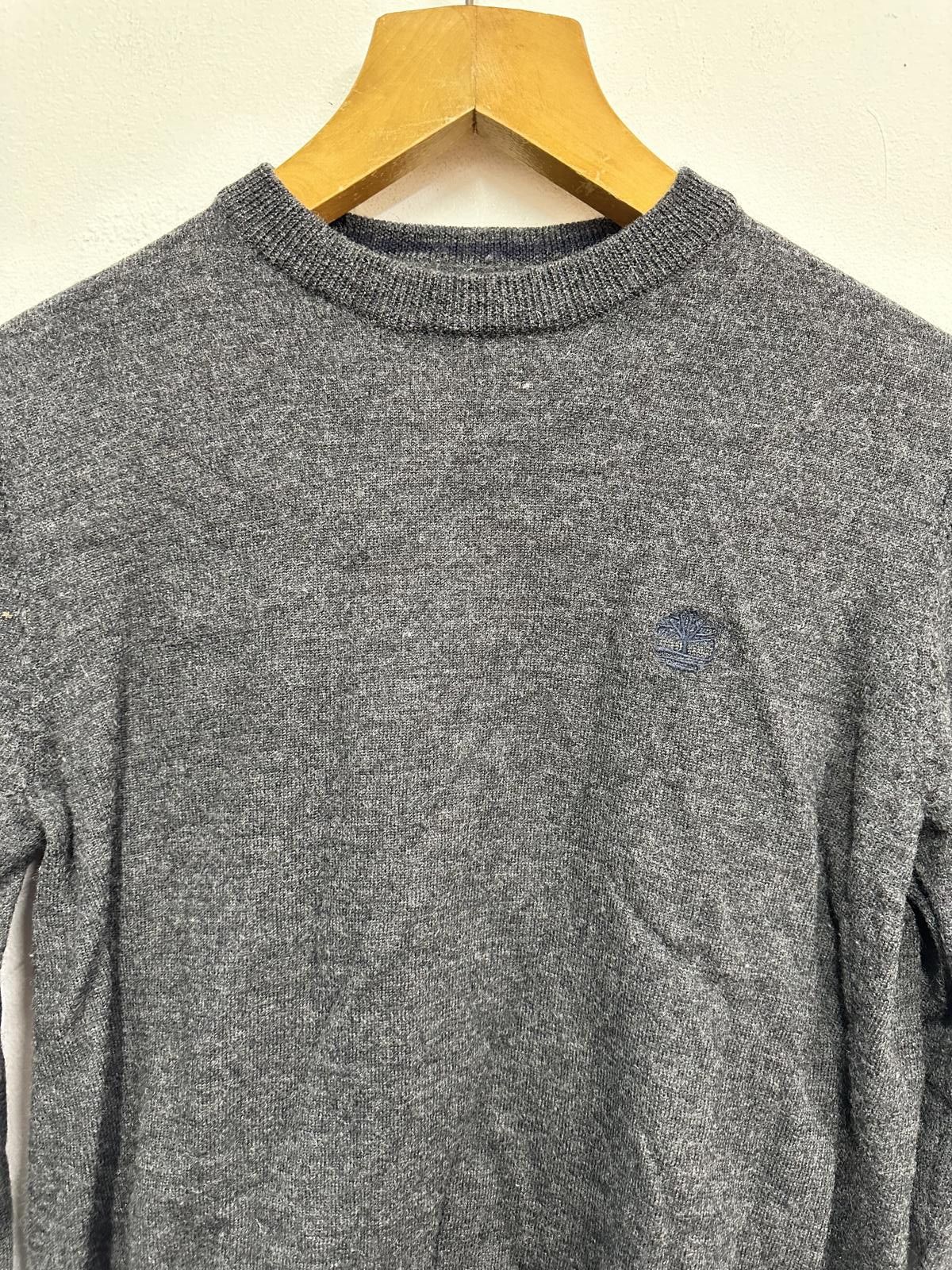 Timberland Timberland Grey Wool Blend Crewneck Sweater Medium Size US M / EU 48-50 / 2 - 1 Thumbnail