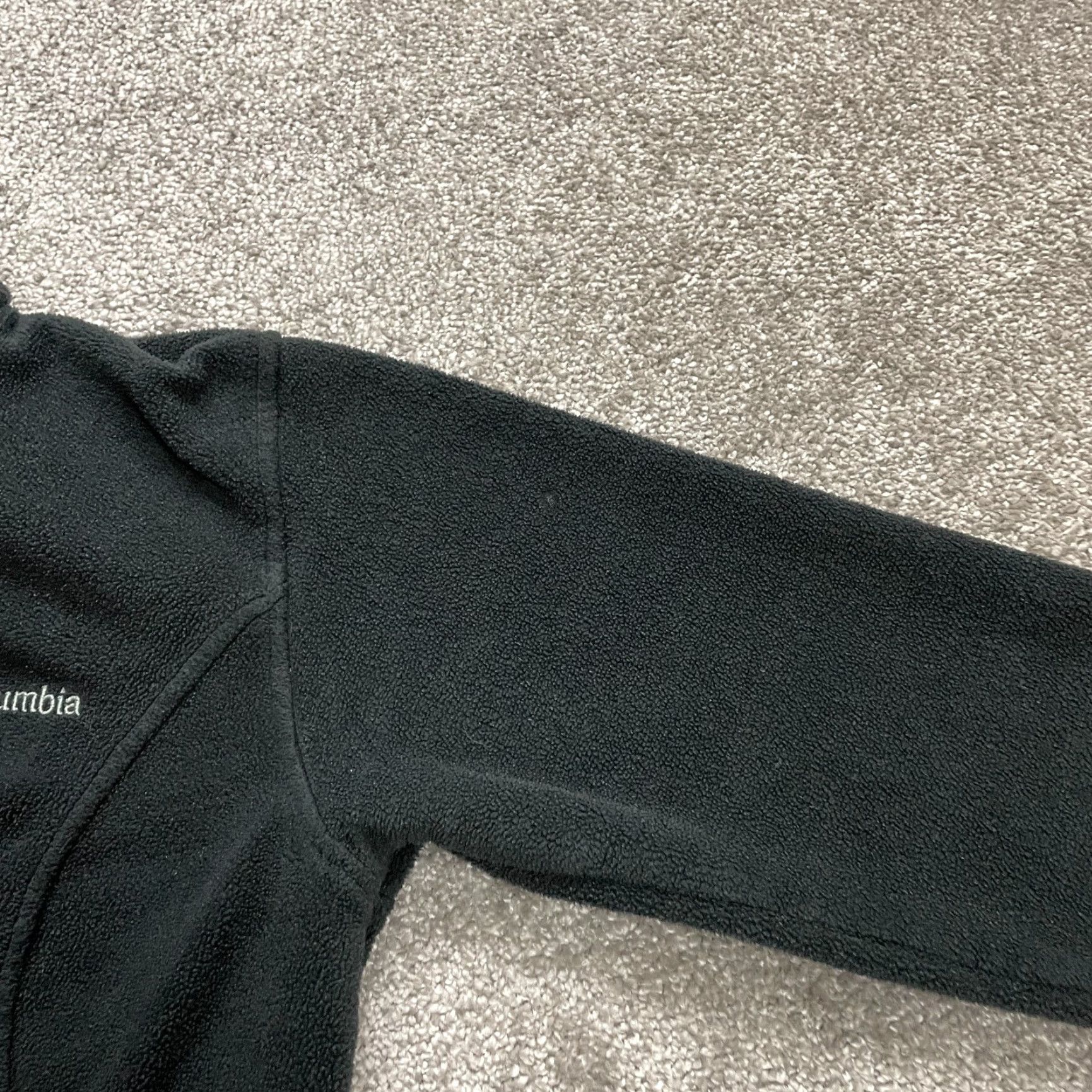 Vintage Columbia Womens Jacket Small Black Full Zip High Neck Soft Fleece Outdoor Hiking Size S / US 4 / IT 40 - 3 Thumbnail