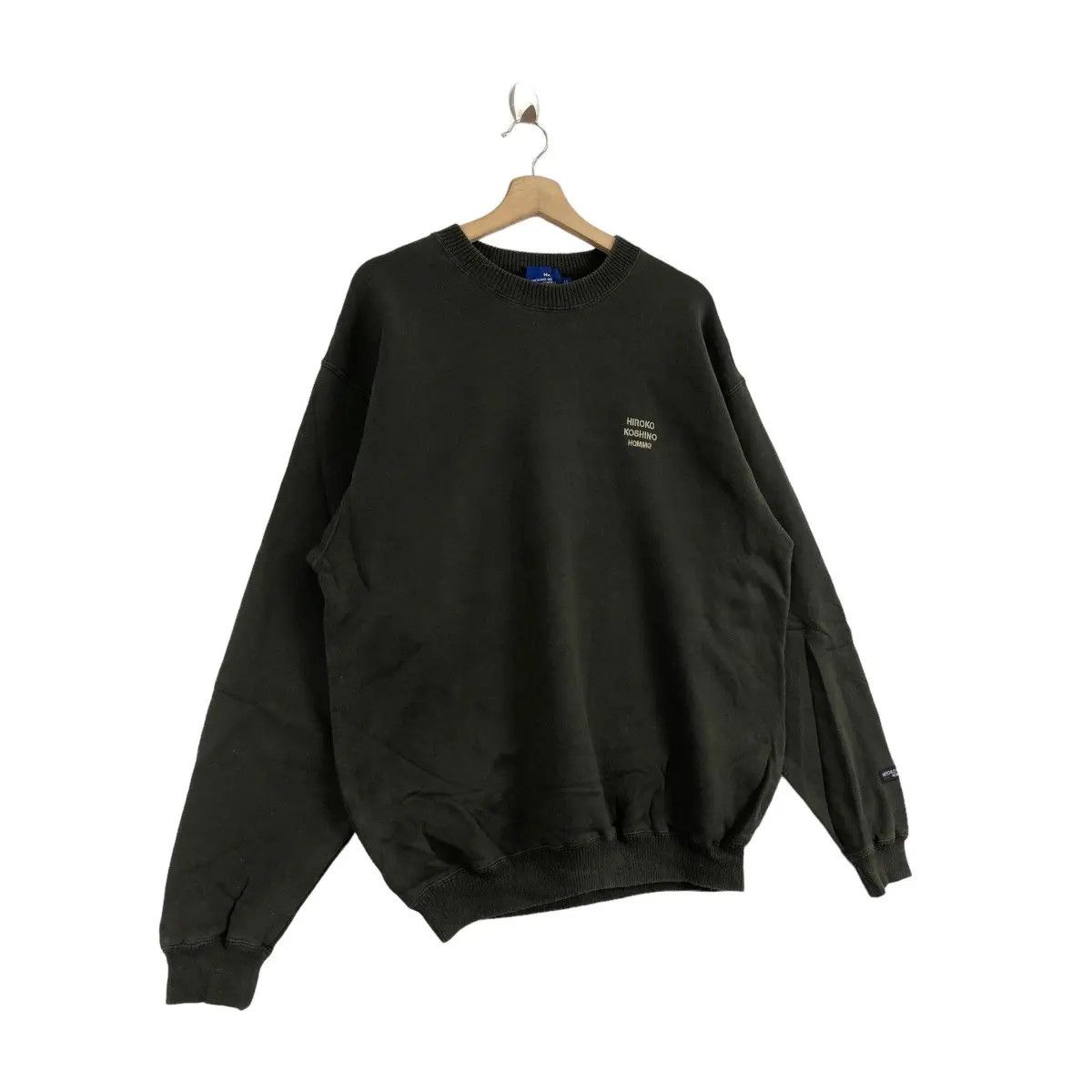 Hiroko Koshino Homme Vintage HIROKO KOSHINO HOMME Collection Sweatshirt Pullover Size US L / EU 52-54 / 3 - 4 Thumbnail