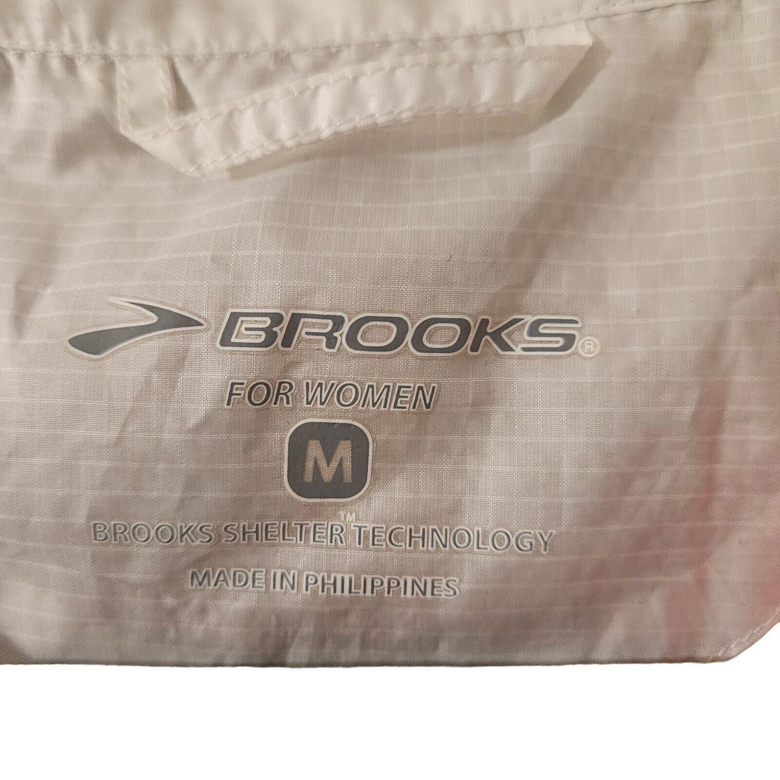 Brooks Brooks Hooded Windbreaker Full Zip White Size M Size M / US 6-8 / IT 42-44 - 4 Thumbnail