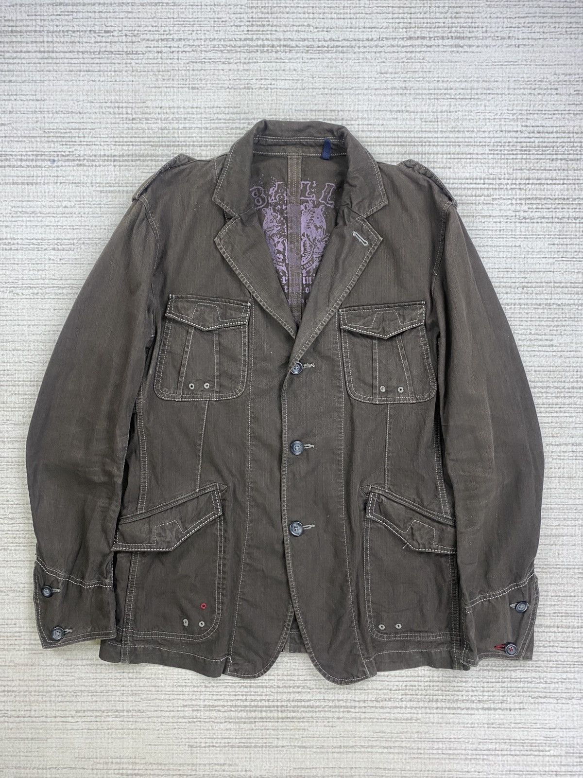 Japanese Brand Vintage BALL Japanese Brand Mulipocket Punk Style Jacket Size US M / EU 48-50 / 2 - 6 Thumbnail