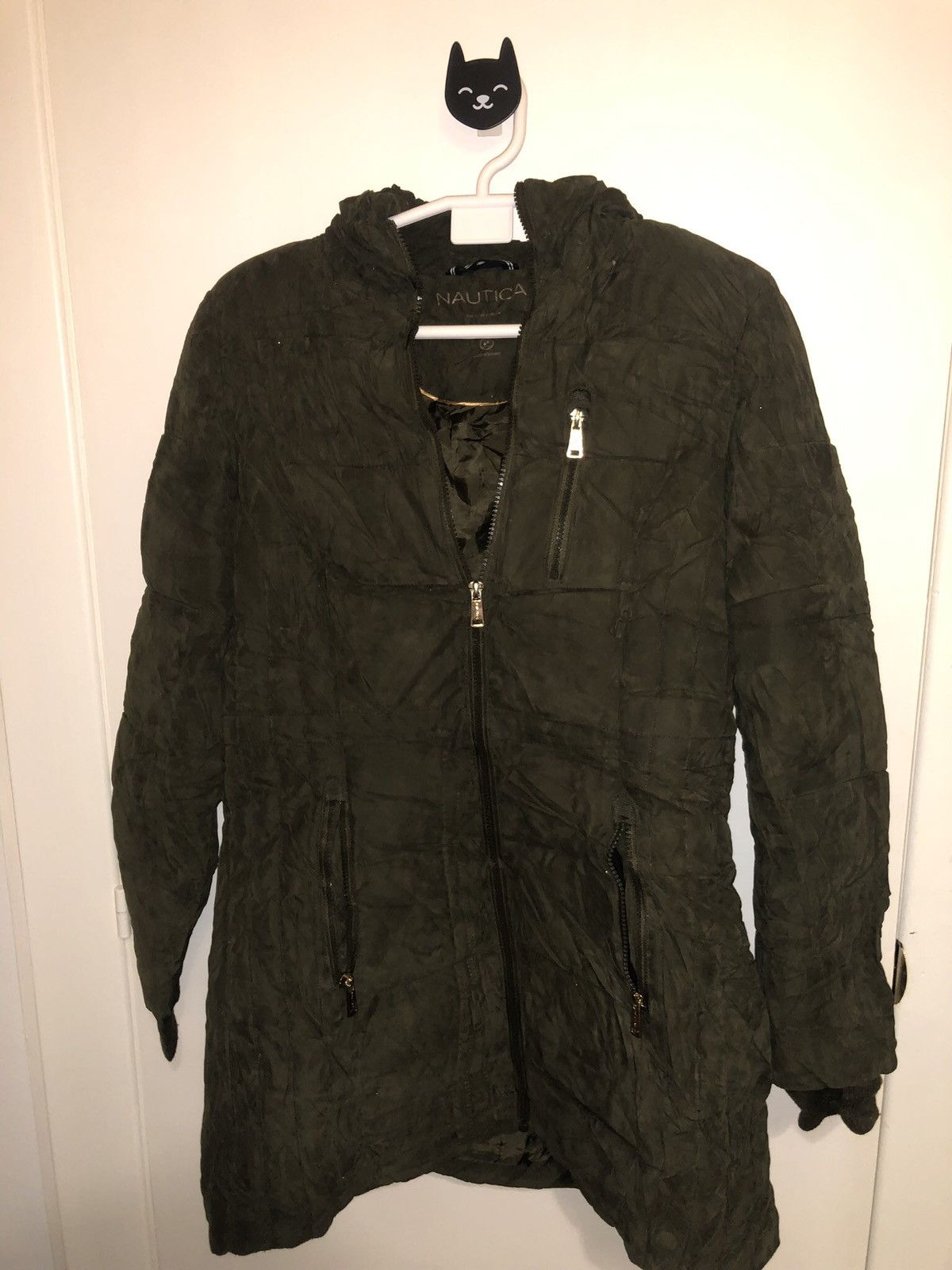 Nautica × Vintage Green Nautica Parka Size S / US 4 / IT 40 - 1 Thumbnail