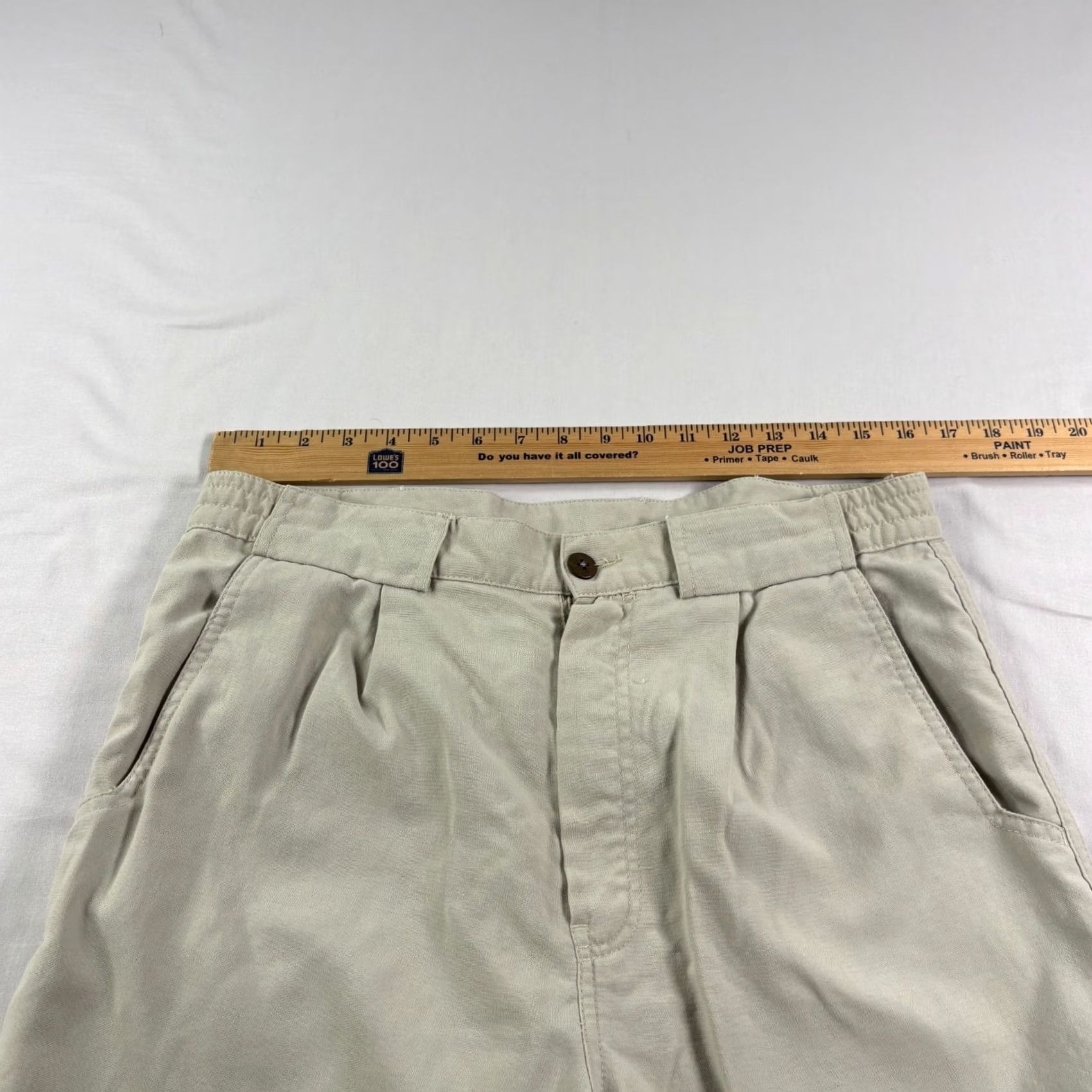 Vintage Rohan Pants Mens 32x34 Beige Chino On Route Trousers Stretch Casual Size US 32 / EU 48 - 5 Thumbnail