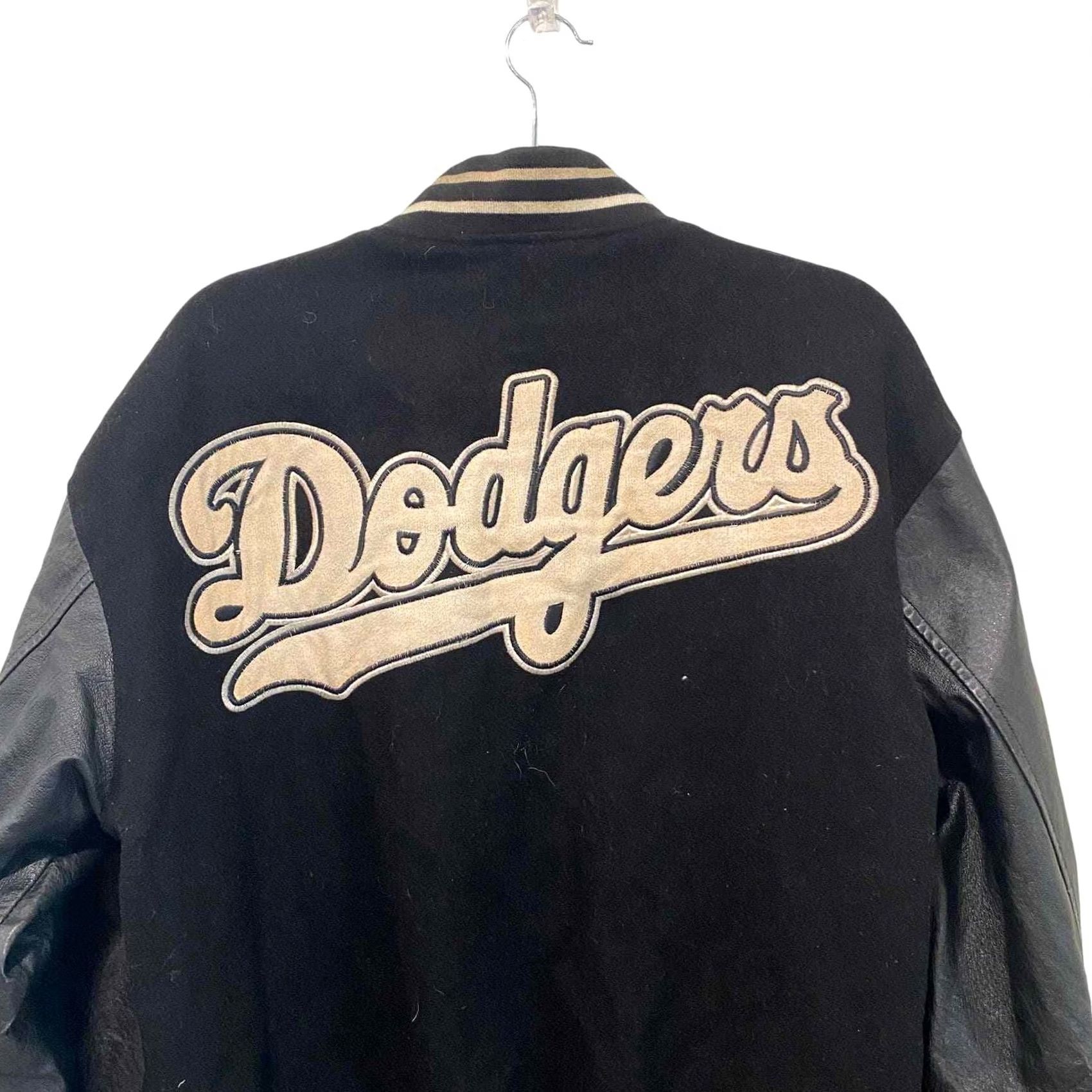 Hamilton Jeff Hamilton LA Dodgers Leather Wool Varsity Jacket Men's Medium Size US M / EU 48-50 / 2 - 2 Thumbnail
