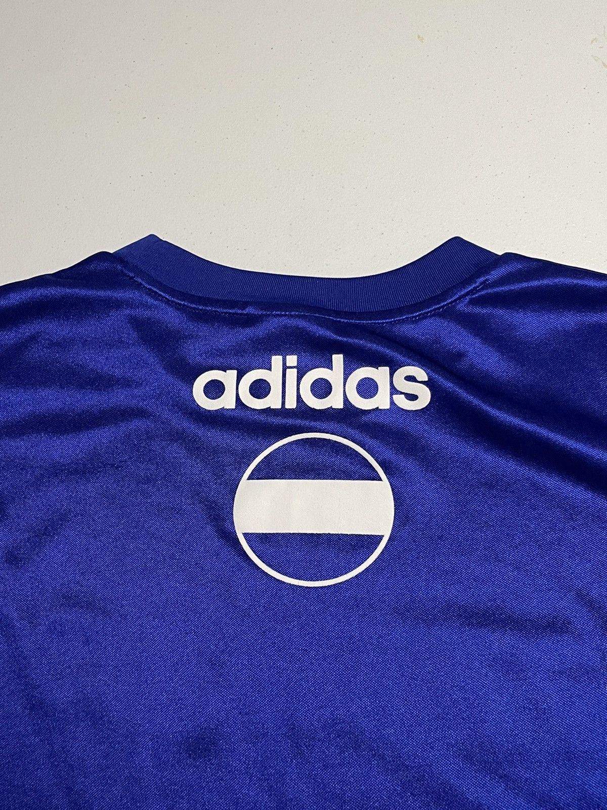 Adidas Adidas Greece Hellas Blue Soccer Jersey Size LARGE Size US L / EU 52-54 / 3 - 6 Thumbnail