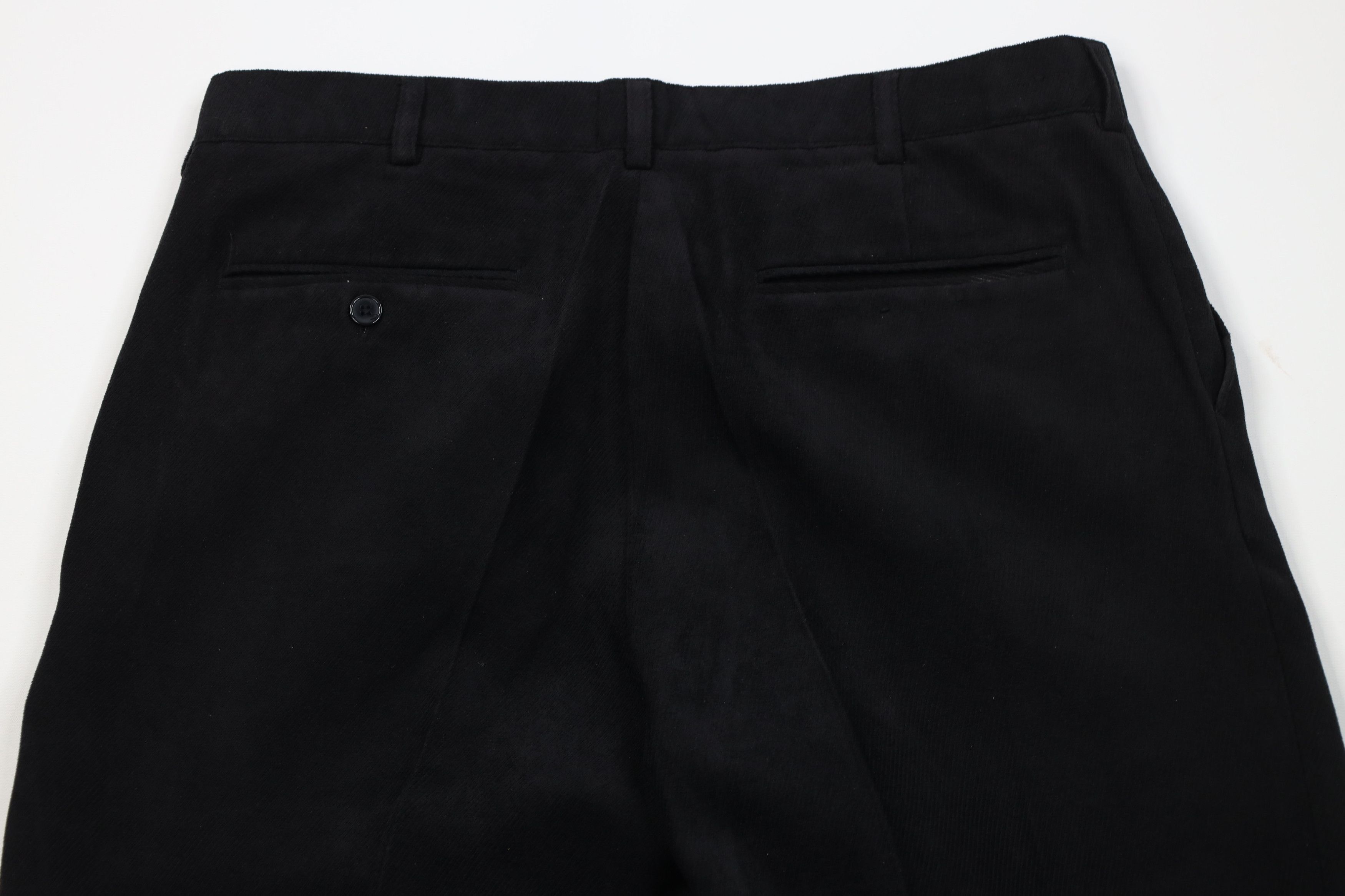 Vintage Vintage 90s Streetwear Microfiber Corduroy Chino Pants Black Size US 36 / EU 52 - 10 Thumbnail
