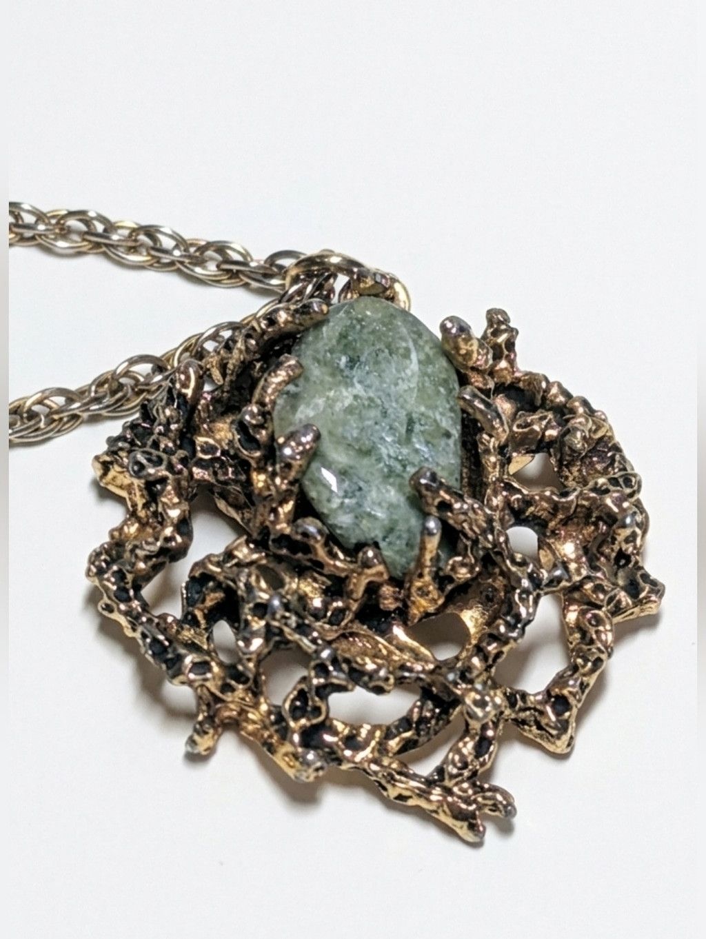 Other Vintage Mid Century Brutalist Statement Necklace Green Size ONE SIZE - 2 Thumbnail