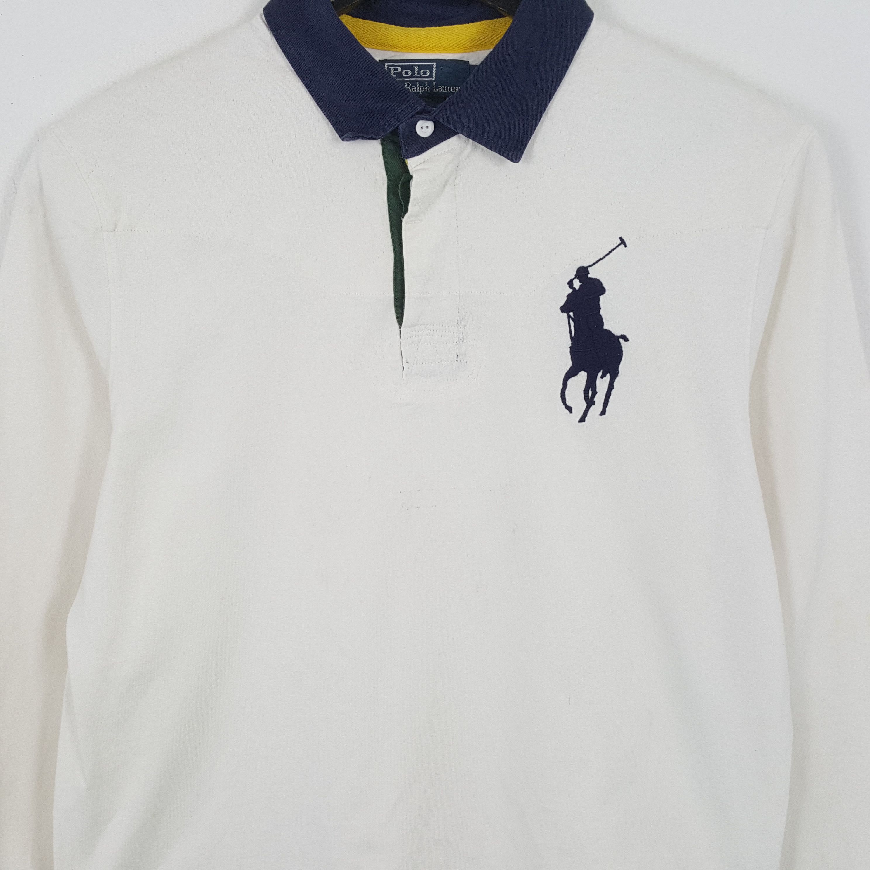 Polo Ralph Lauren × Vintage POLO by RALPH LAUREN Fashion Style Long Sleeve Polos Size US XL / EU 56 / 4 - 2 Thumbnail